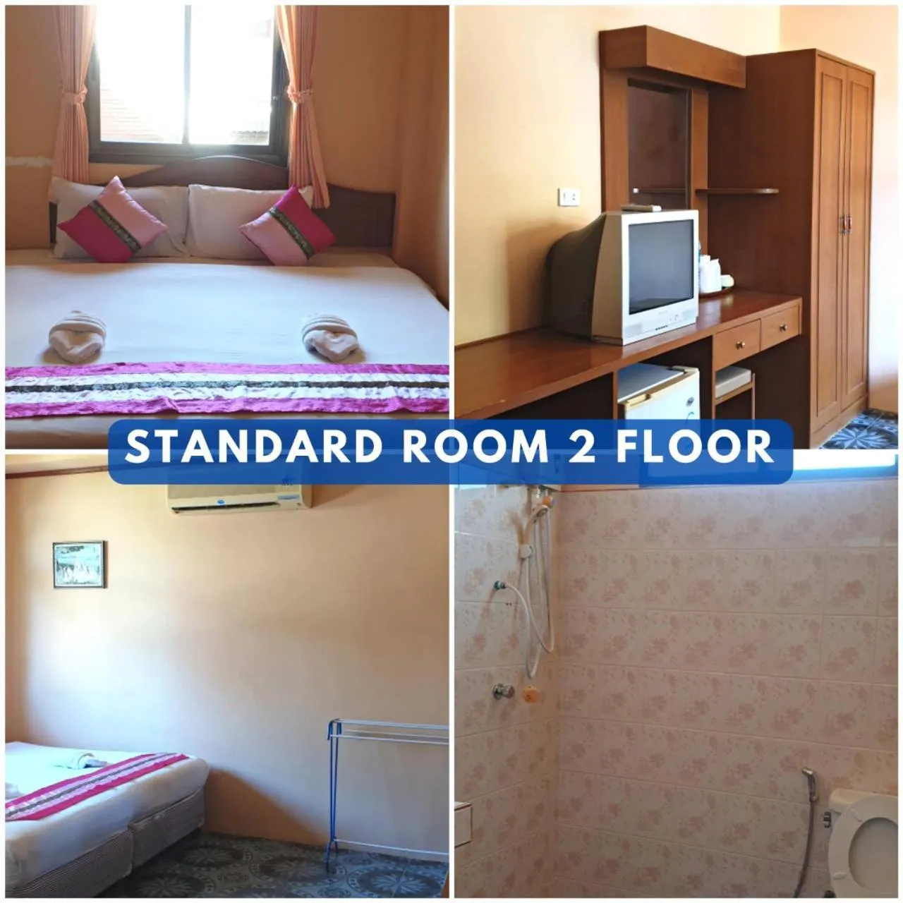 Bed in Island View Bungalows