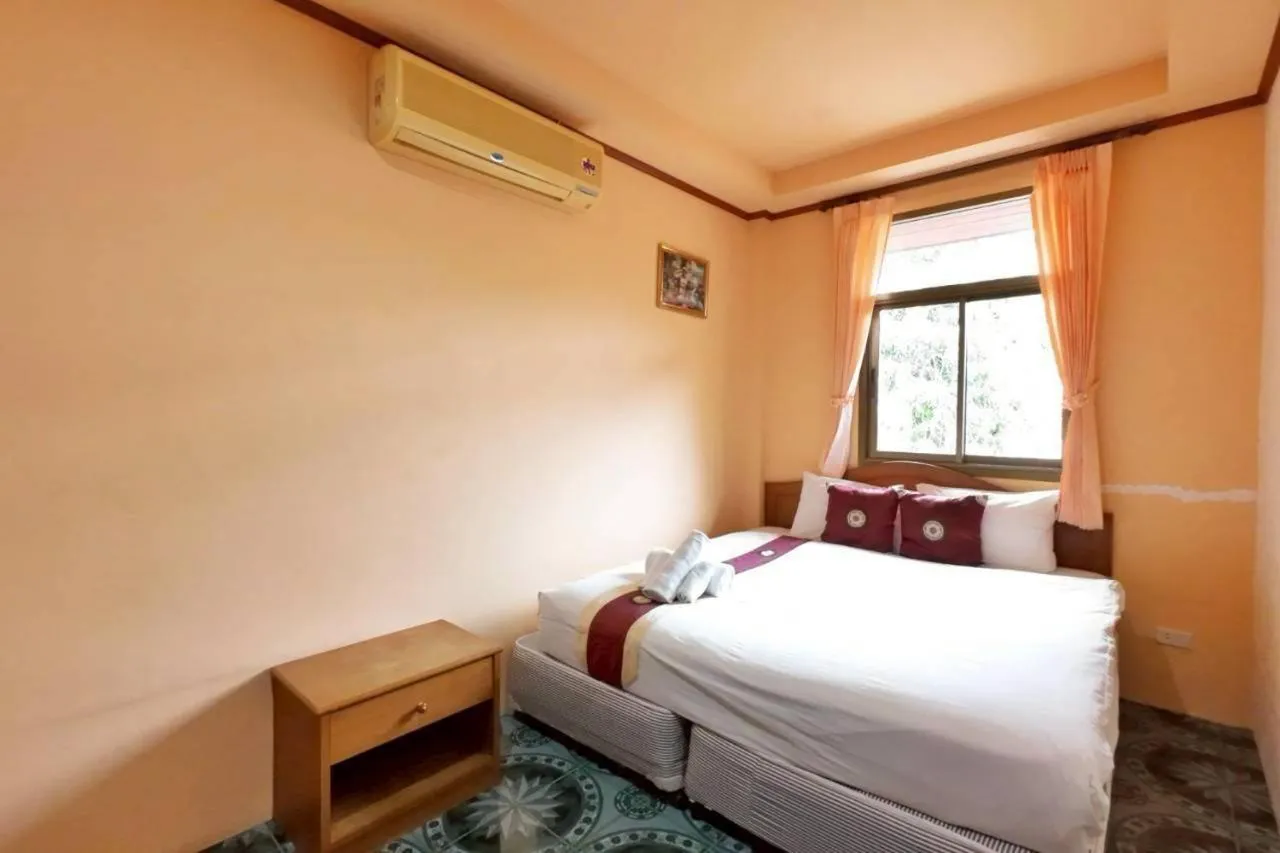 Bed in Island View Bungalows