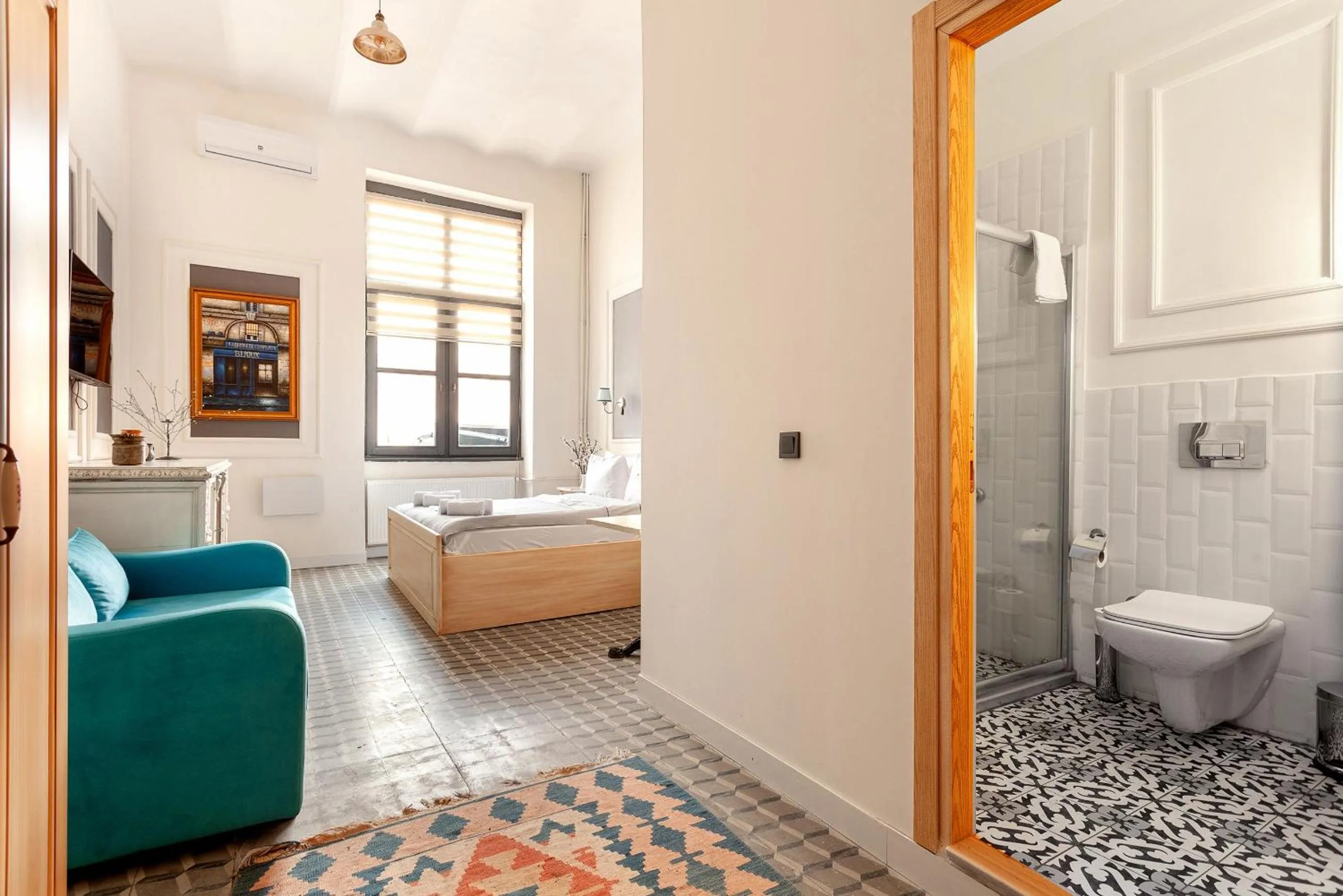 Bed in Cezayir Rooms