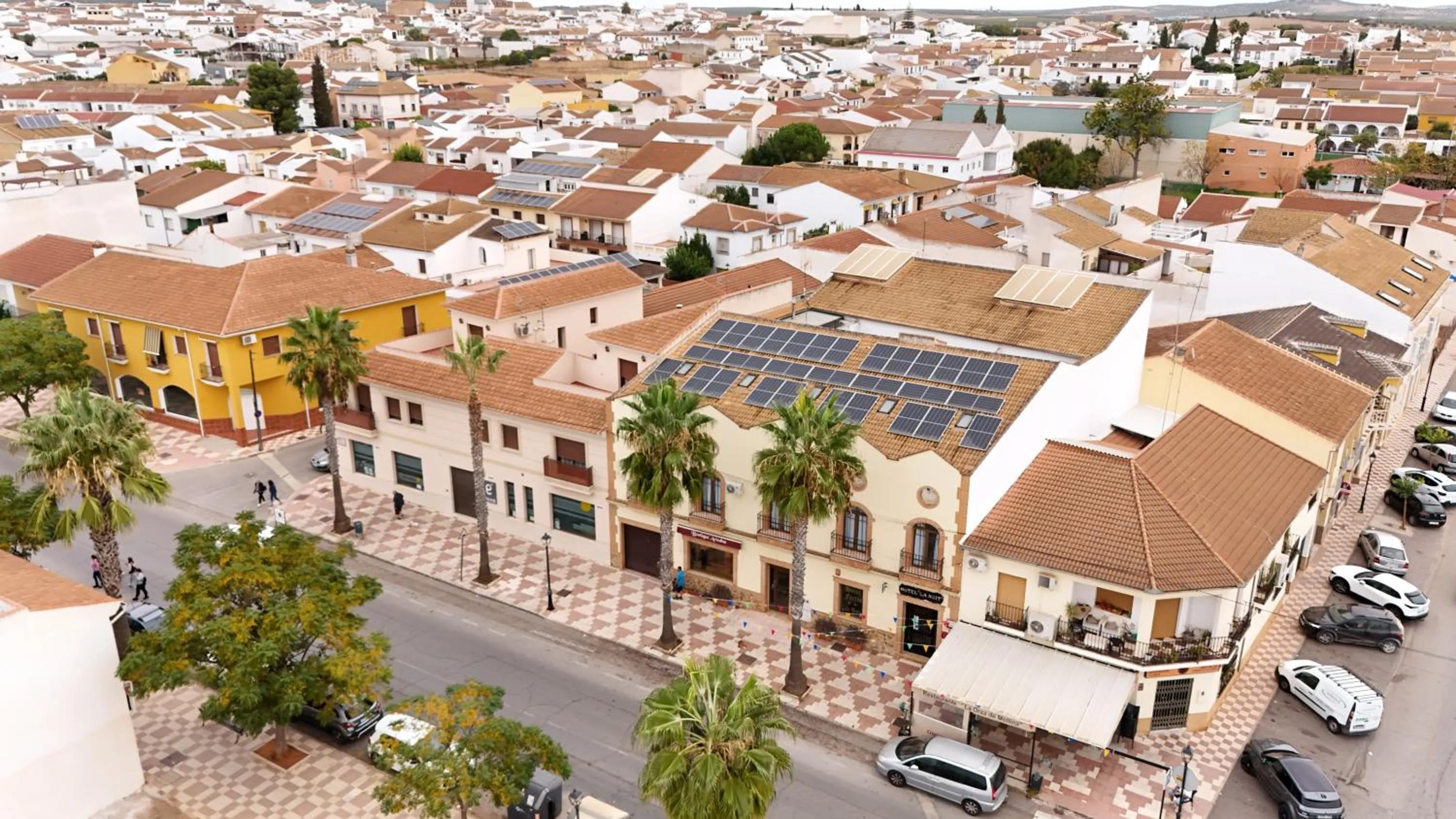 Bird's eye view in Hotel Antequera Rural Fortes La Nuit