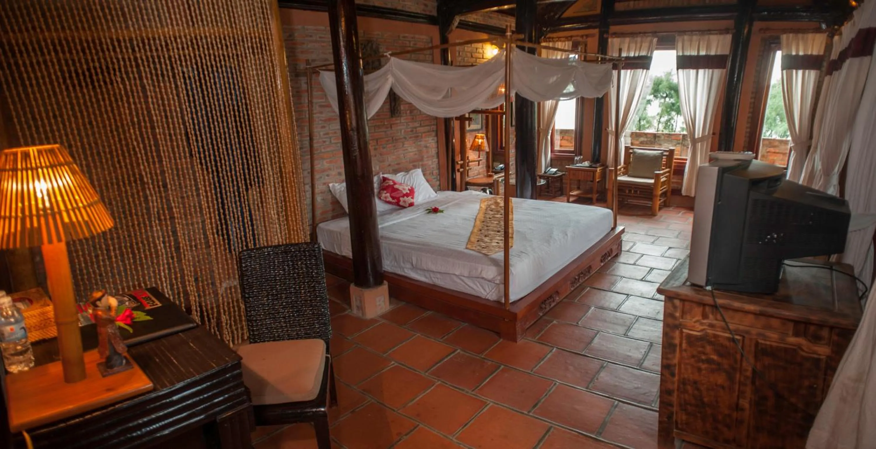 Bed in Van Chai Resort
