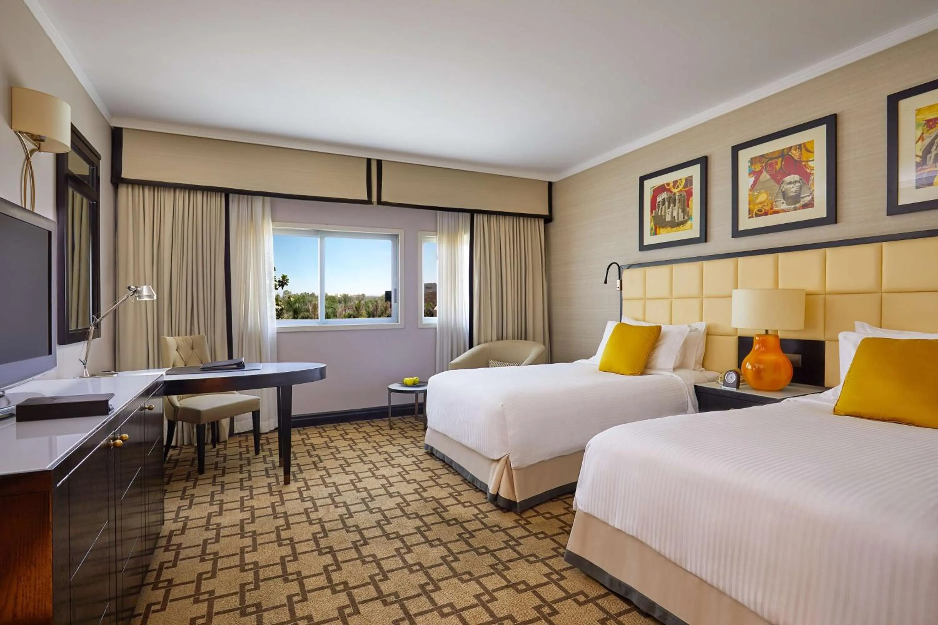 Bedroom, Bed in Hilton Cairo Heliopolis Hotel