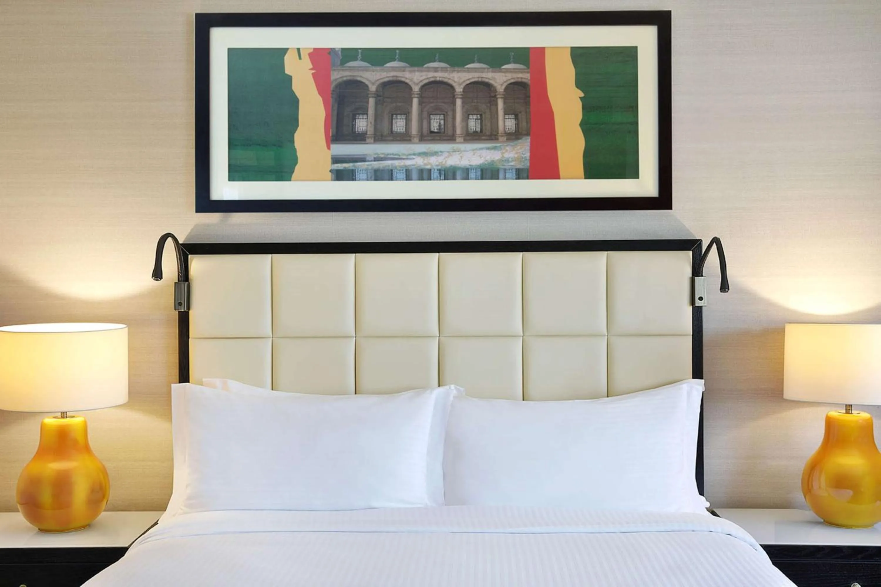 Bed in Hilton Cairo Heliopolis Hotel