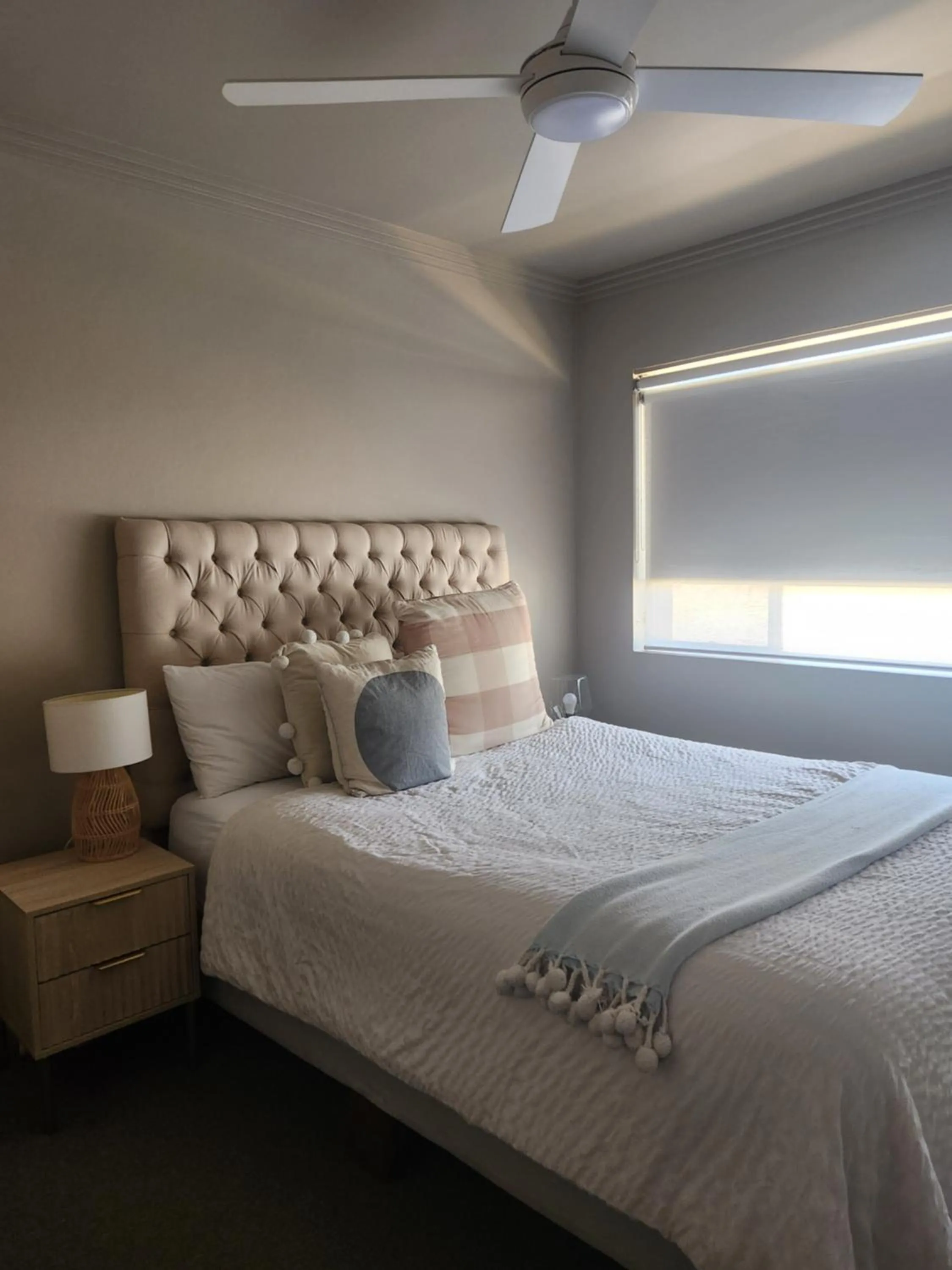 Bed in Kindred Studio Apartments