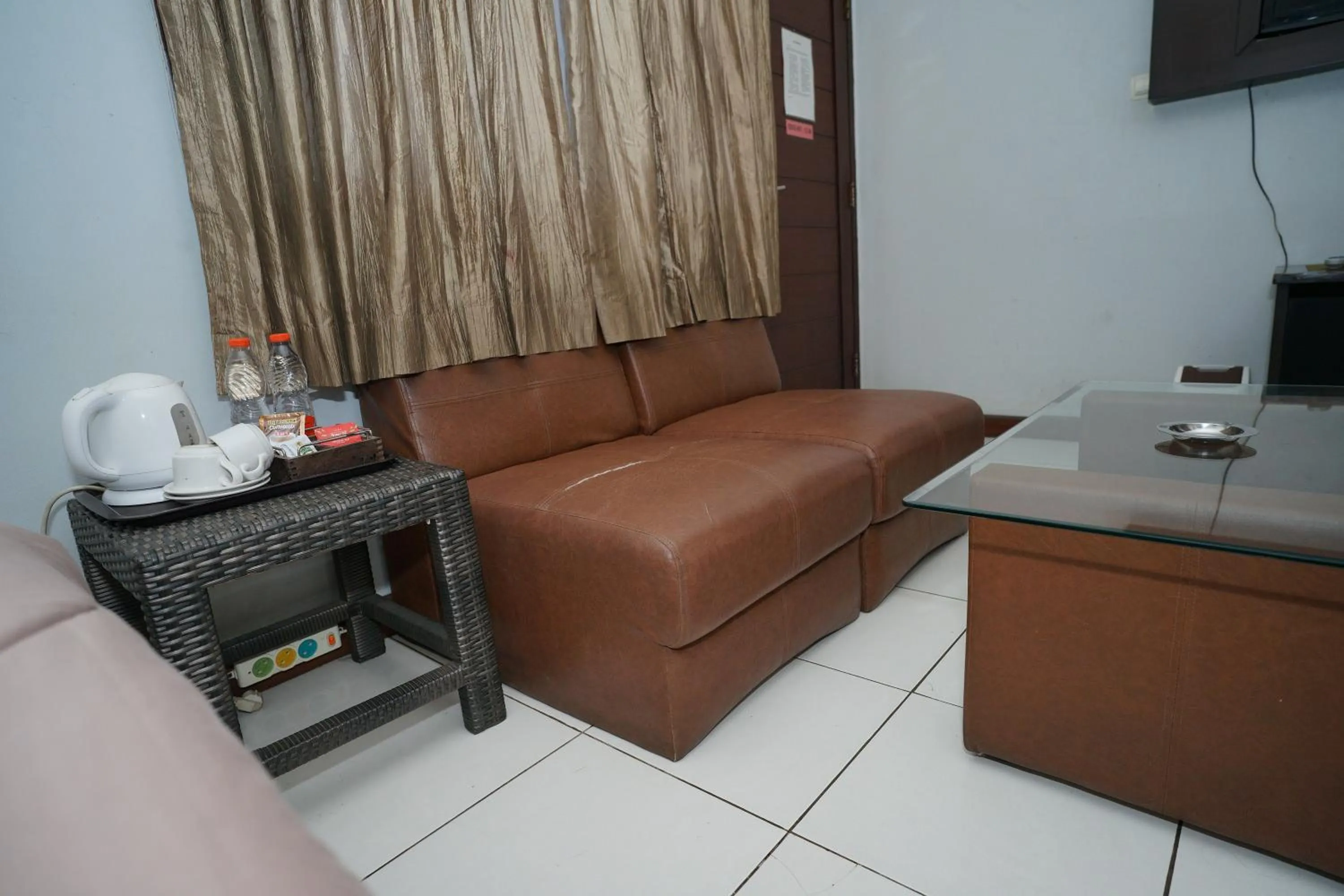 Seating area in Hotel Puri Pangalengan