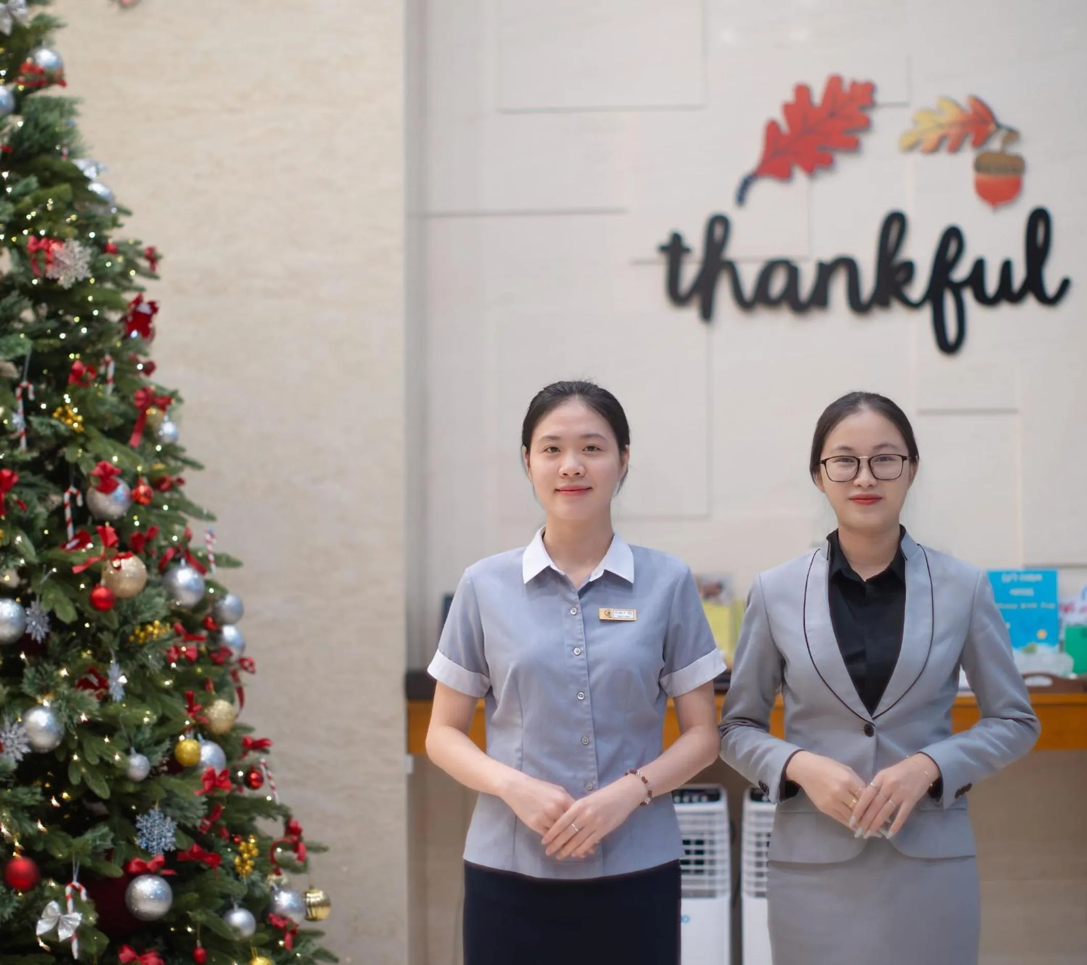 Staff in Le's Cham Hotel