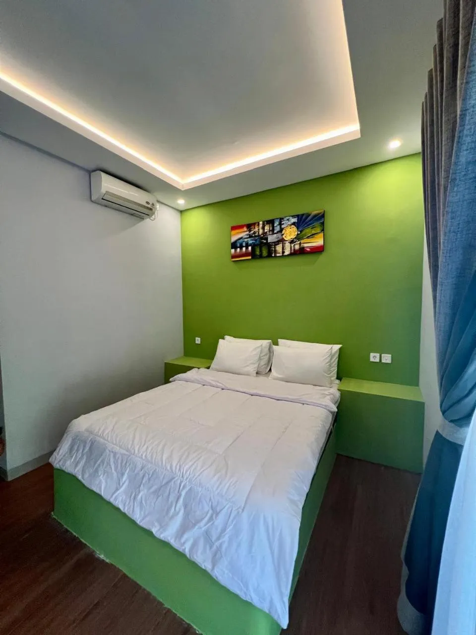 Bed in Makarma Resort Lombok