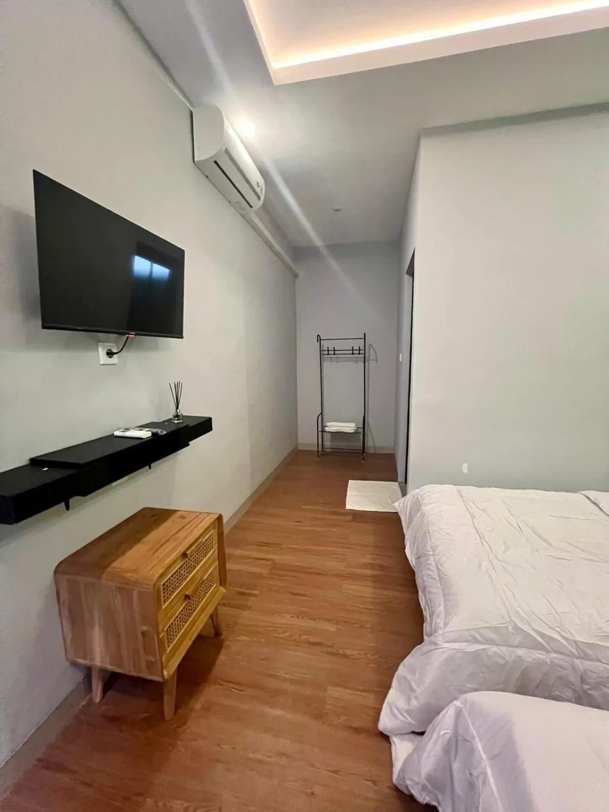 Bed in Makarma Resort Lombok