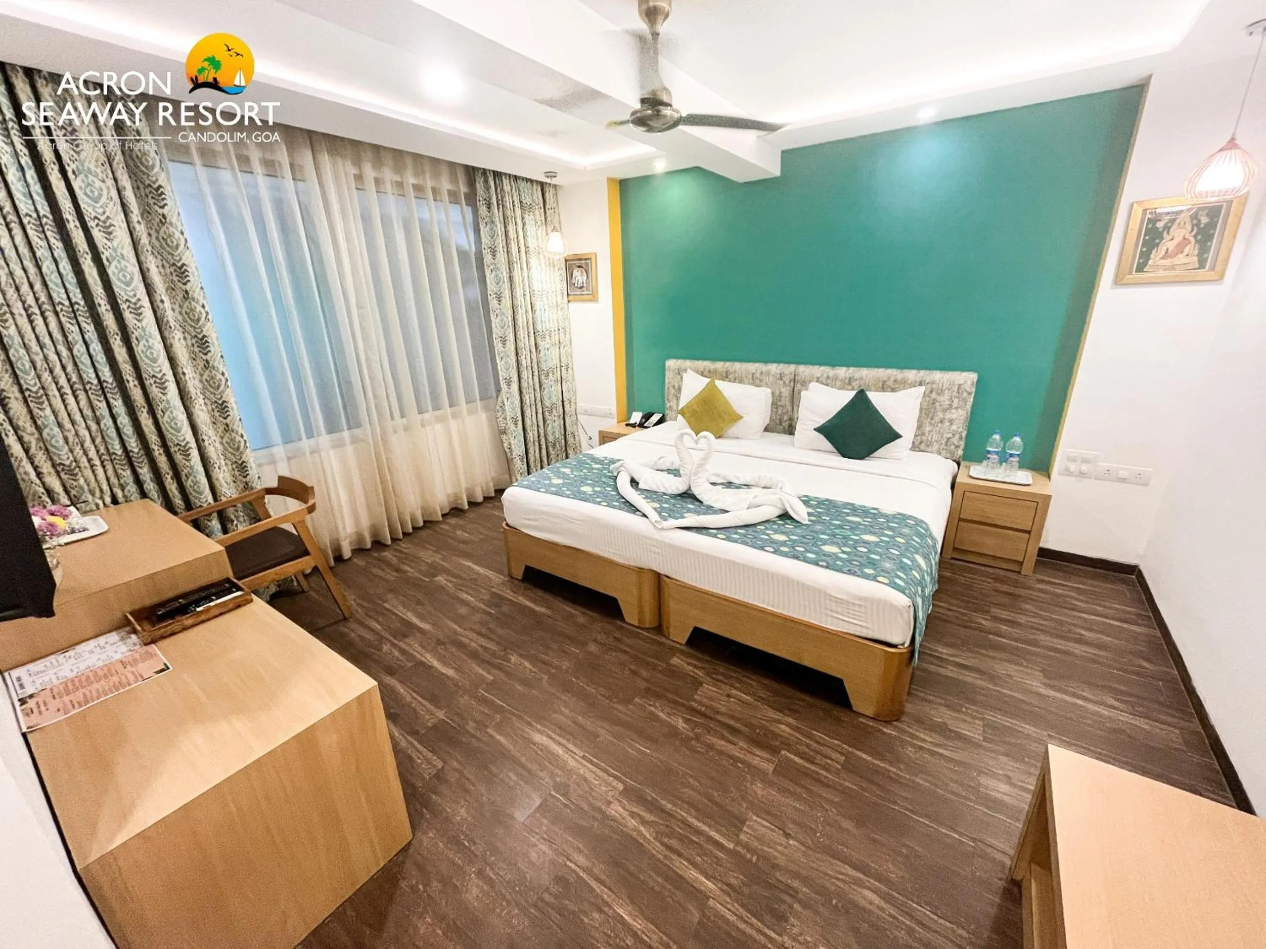 Bed in Acron Seaway Resort