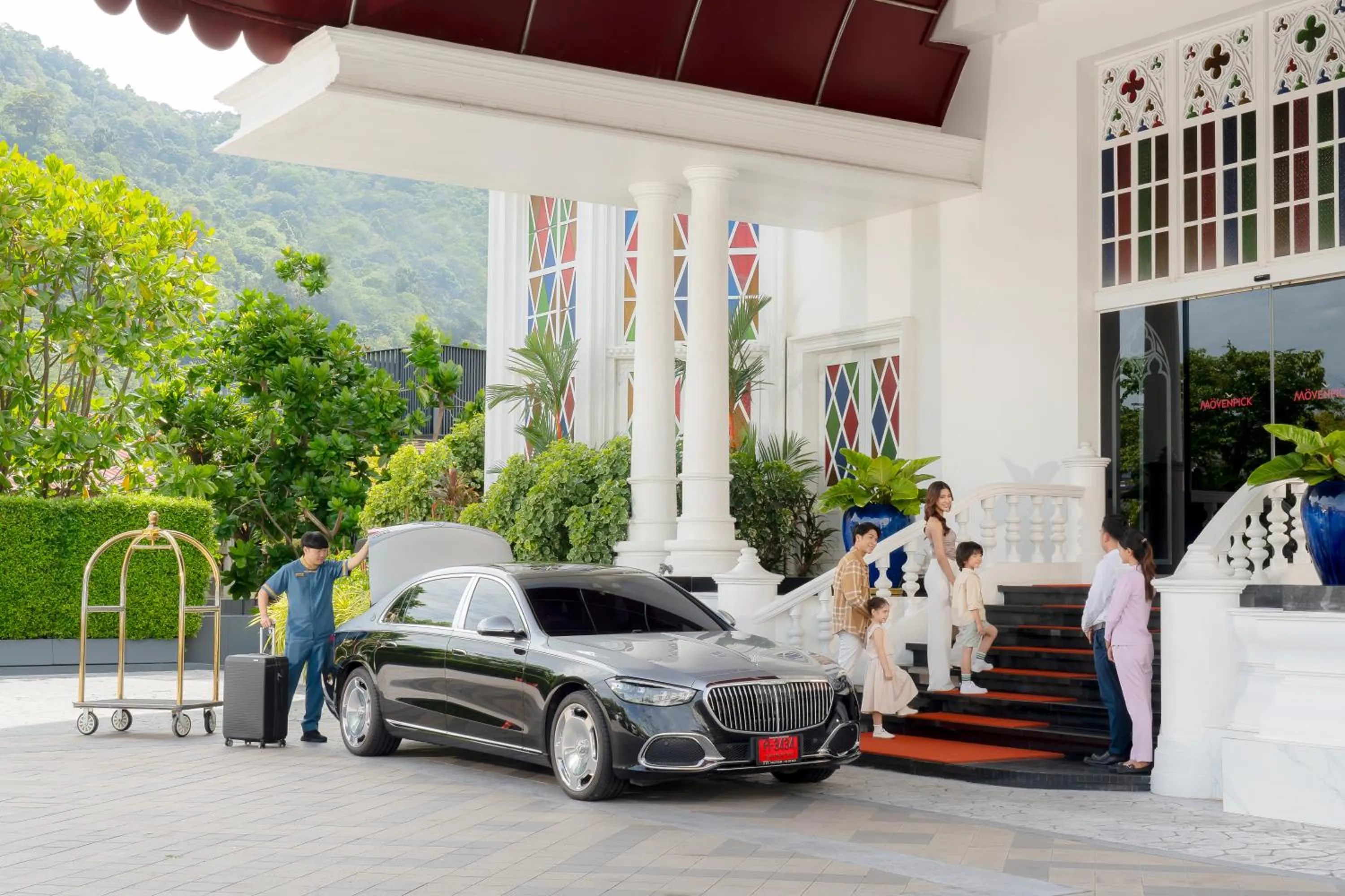 Parking in Mövenpick Myth Hotel Patong Phuket