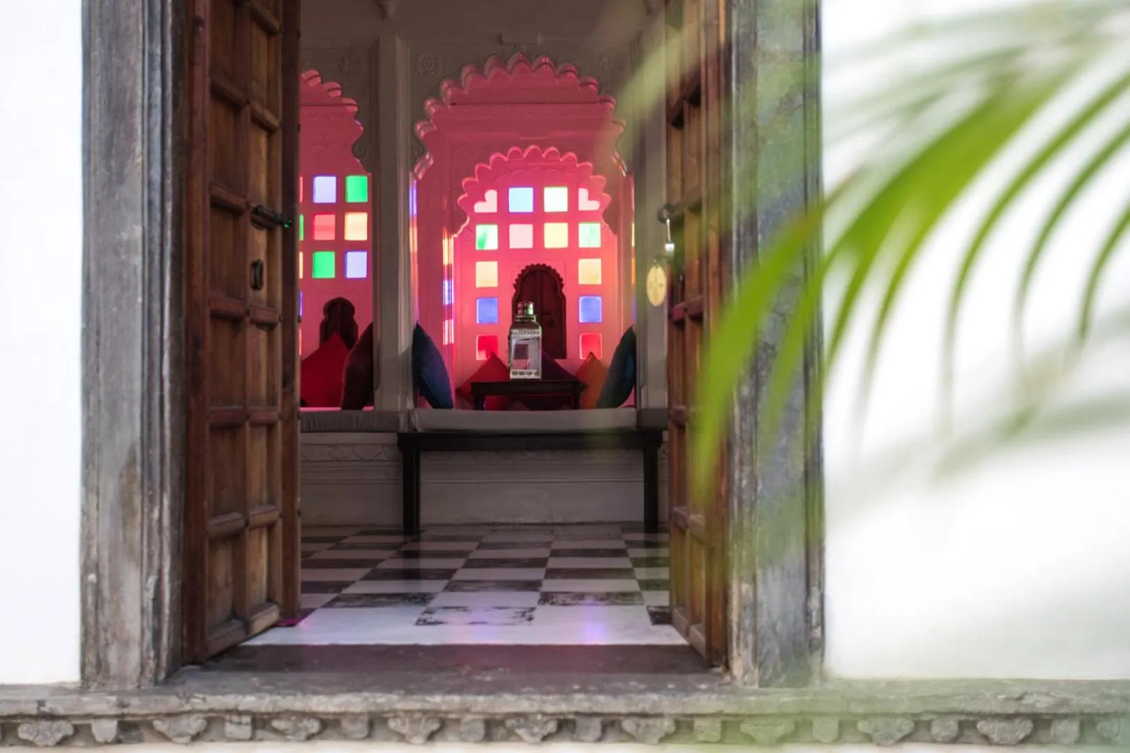 Facade/entrance in Madri Haveli