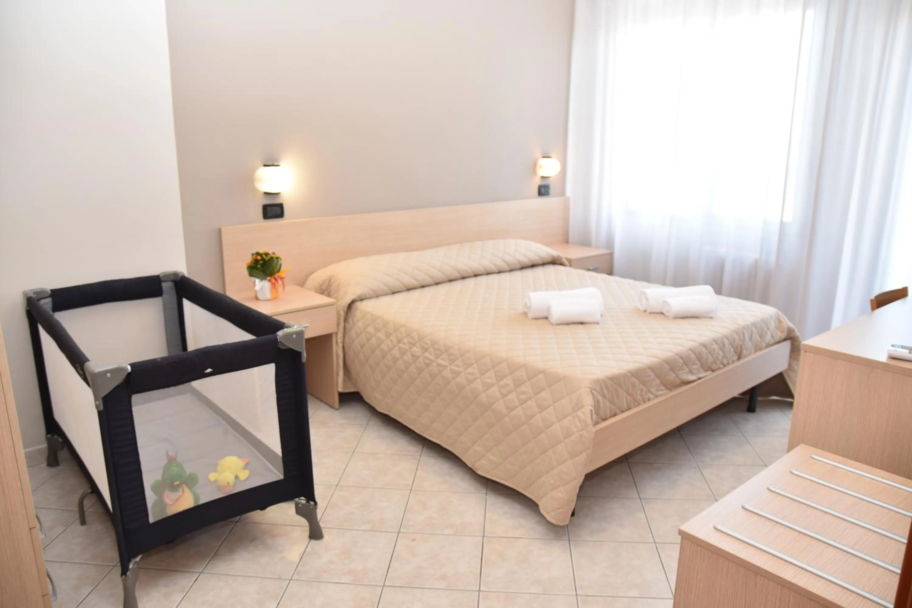 Bed in Hotel Excelsior