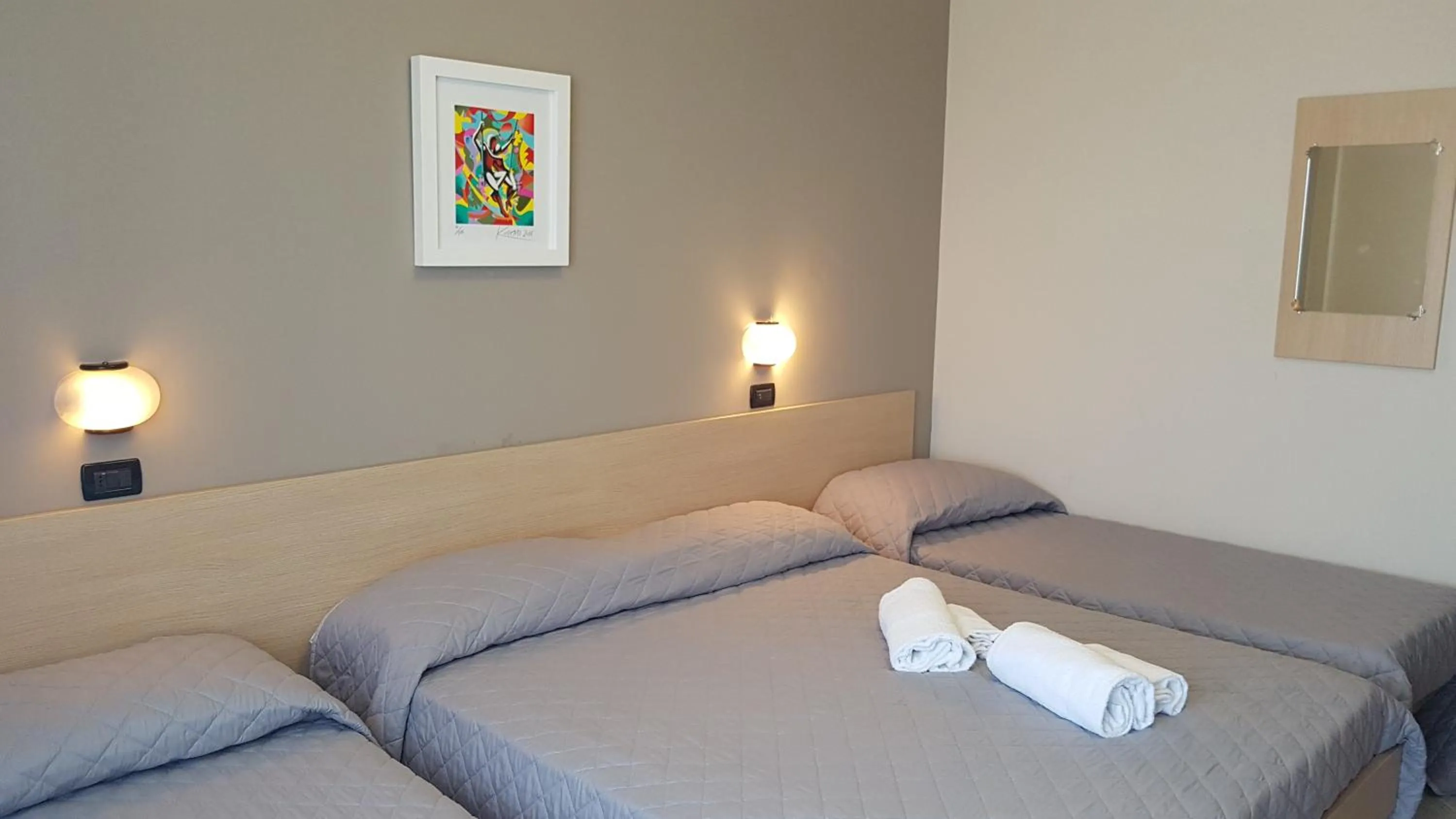 Bed in Hotel Excelsior