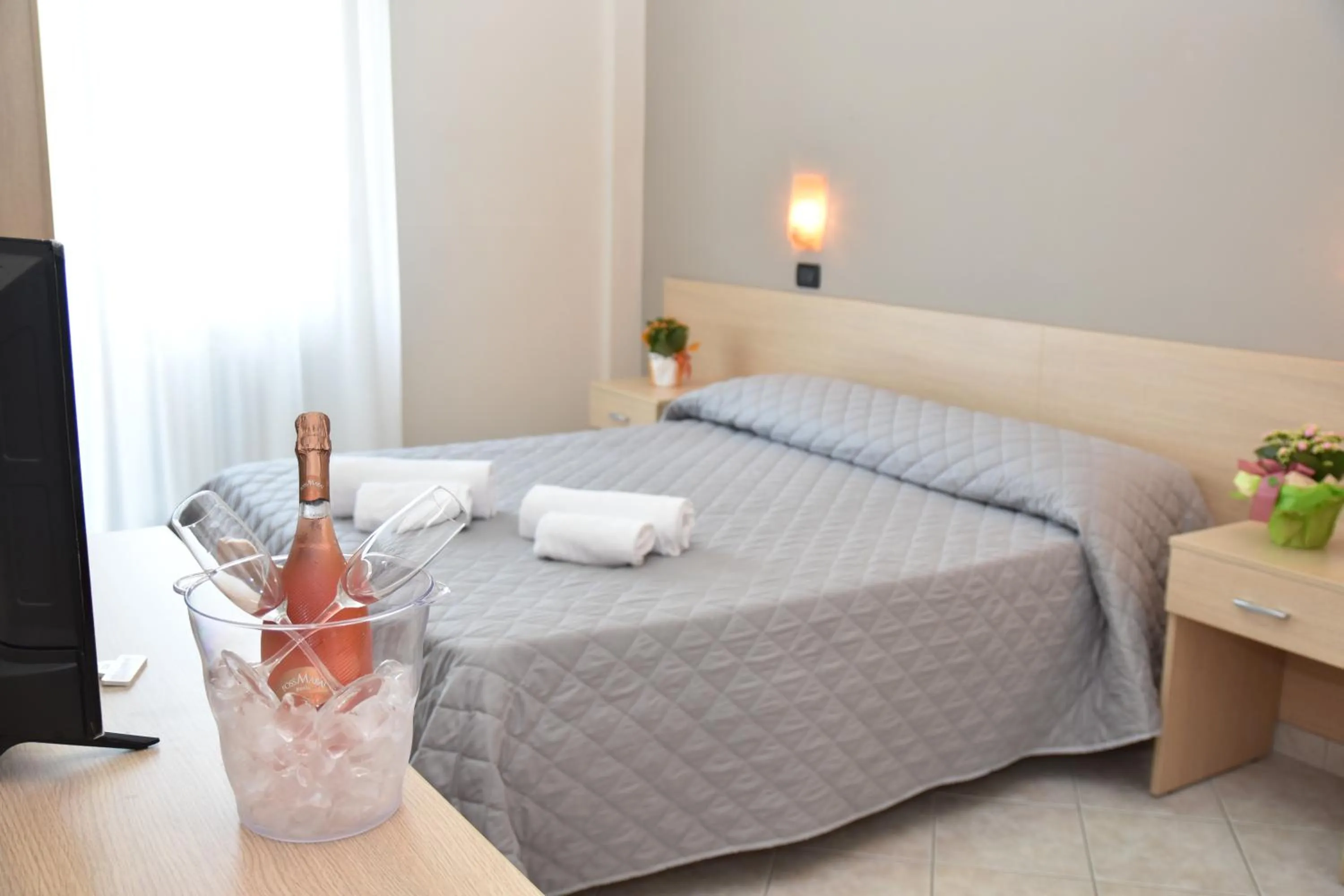 Bed in Hotel Excelsior