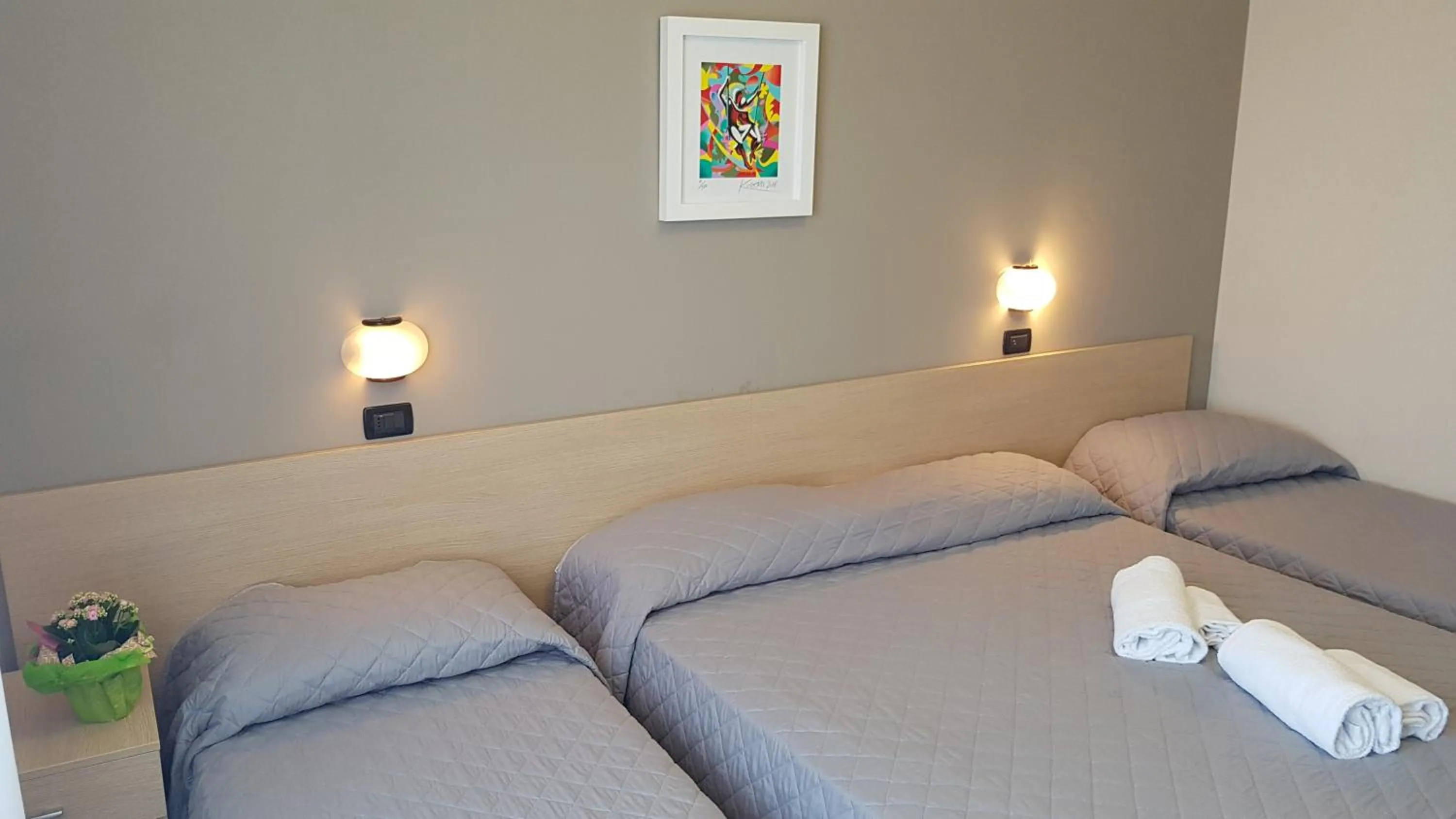 Bed in Hotel Excelsior