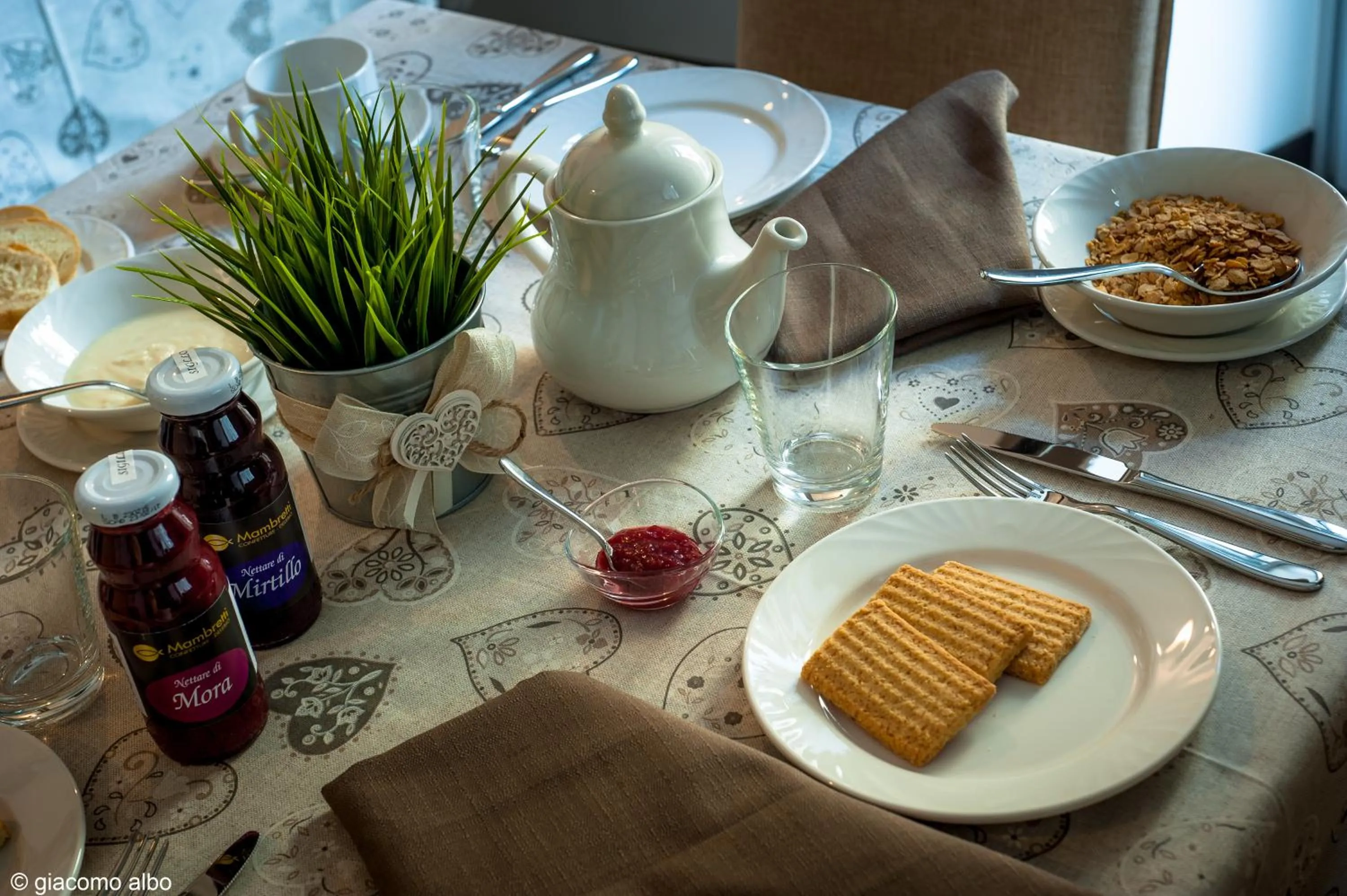 Food close-up in B&B Armonie del Lago