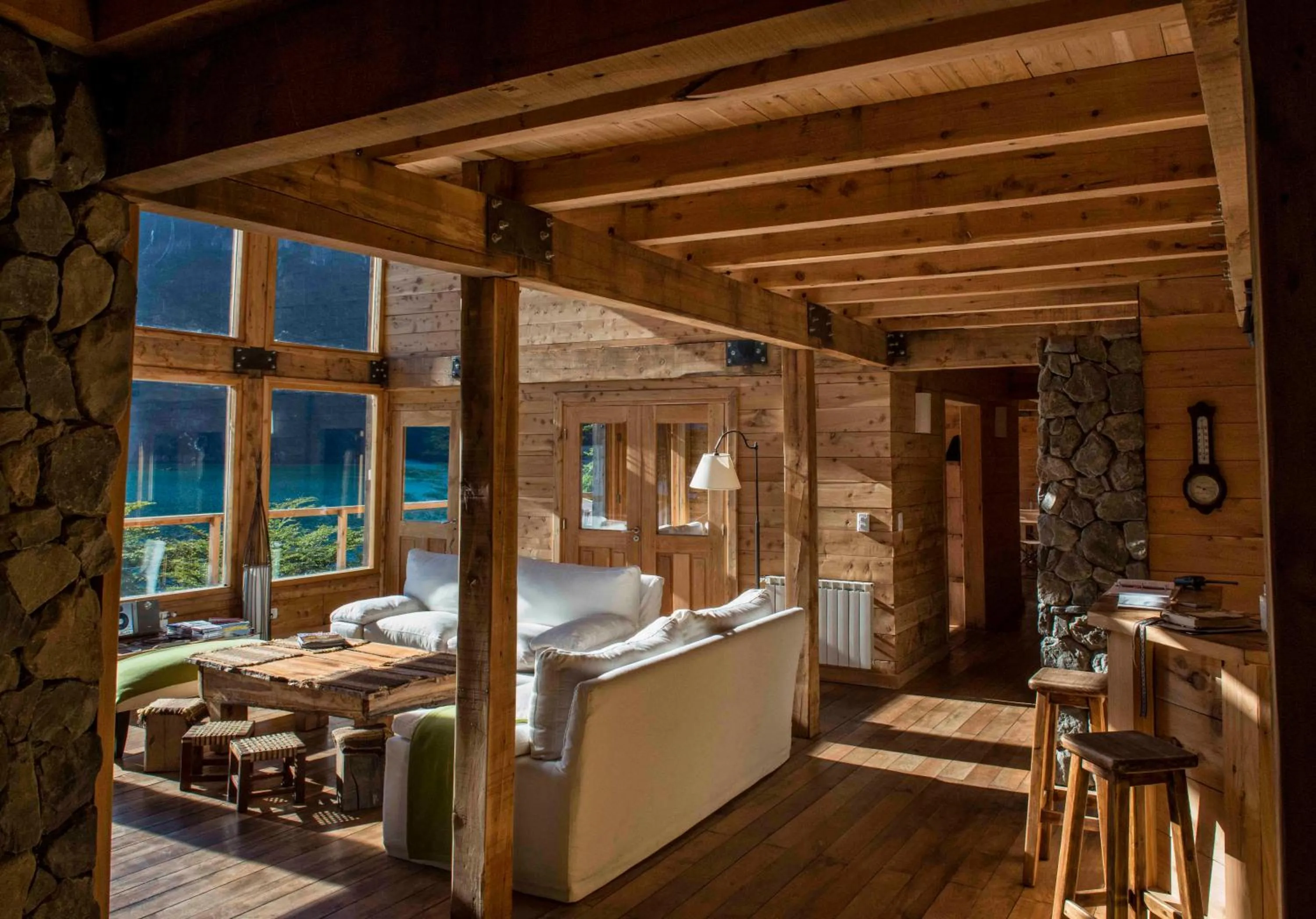 Lobby or reception in Aguas Arriba Lodge