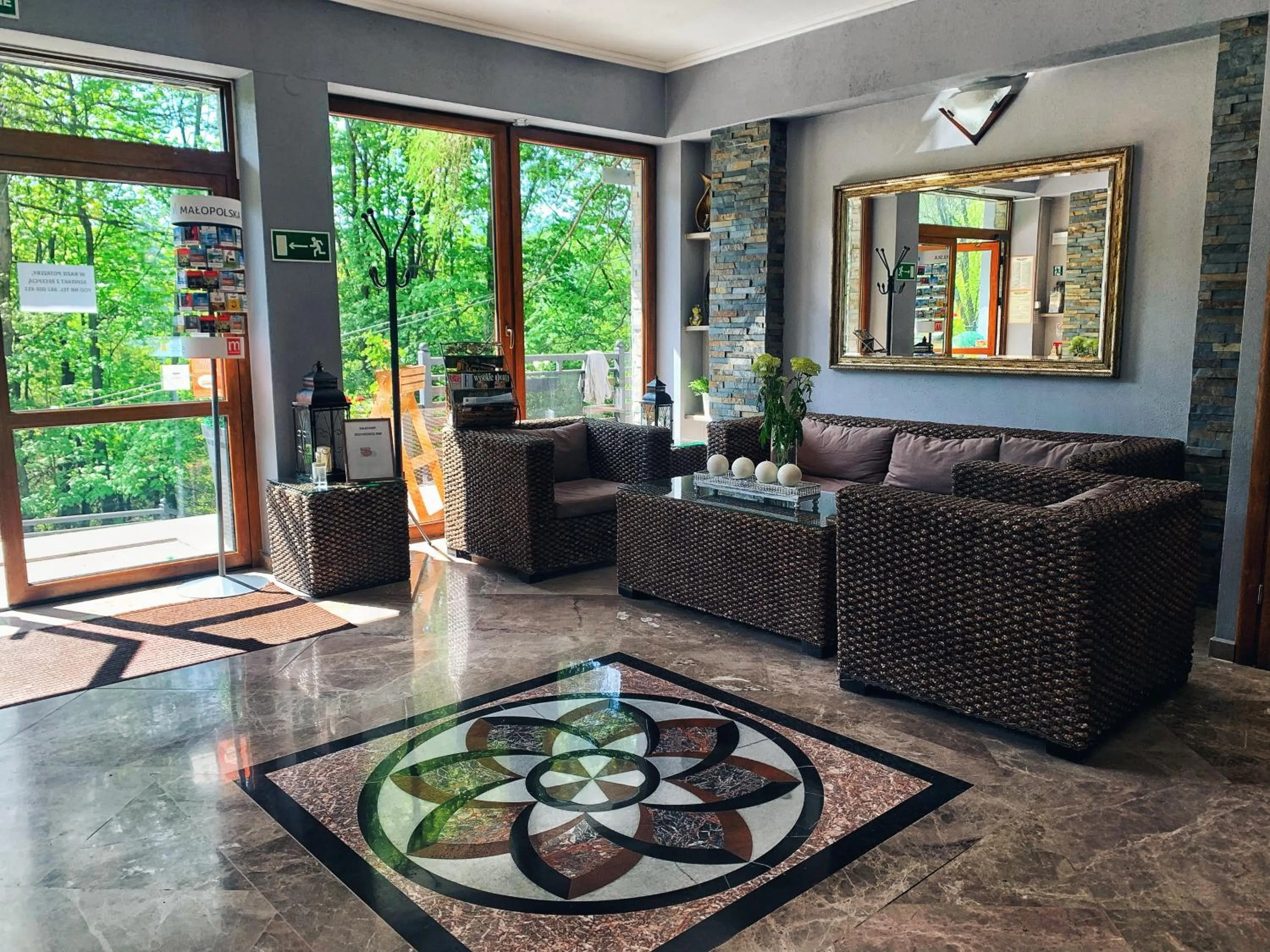 Lobby or reception in H&R Polaris Szczawnica