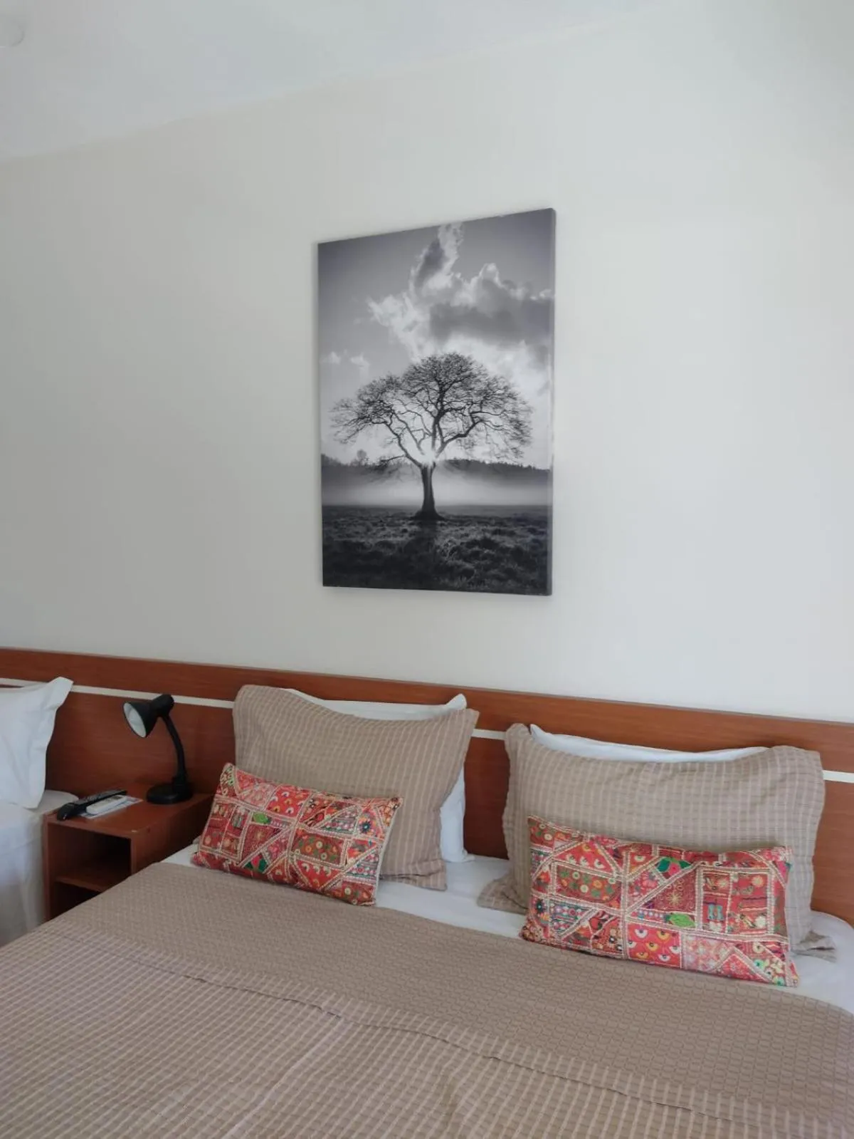 Bed in Leme Plaza Hotel