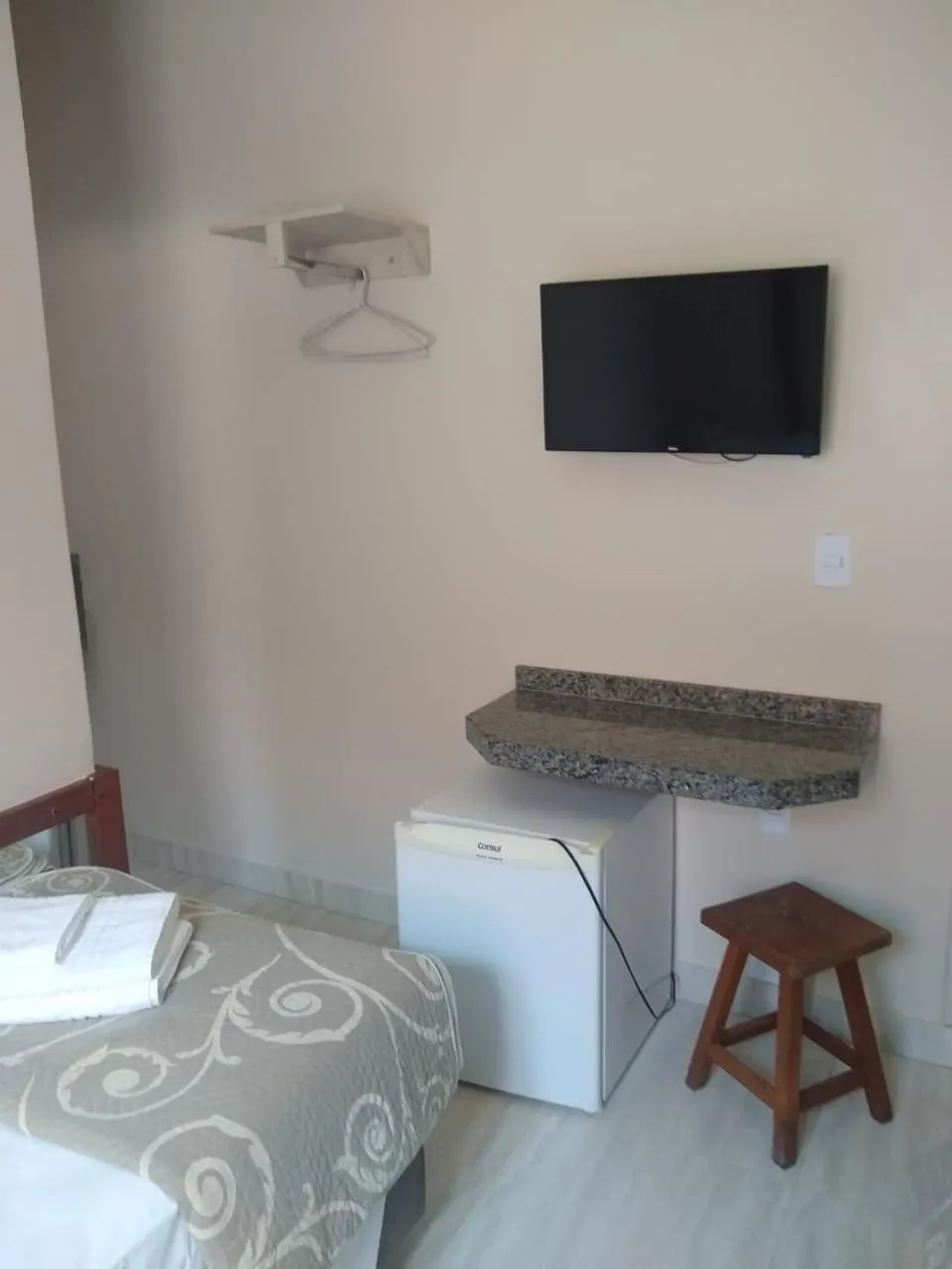 Bed in Leme Plaza Hotel