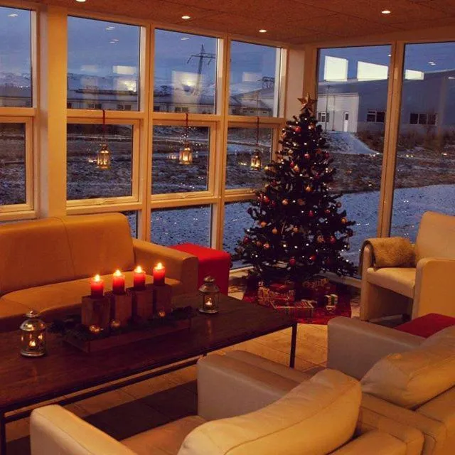 Lobby or reception in Hótel Eldhestar