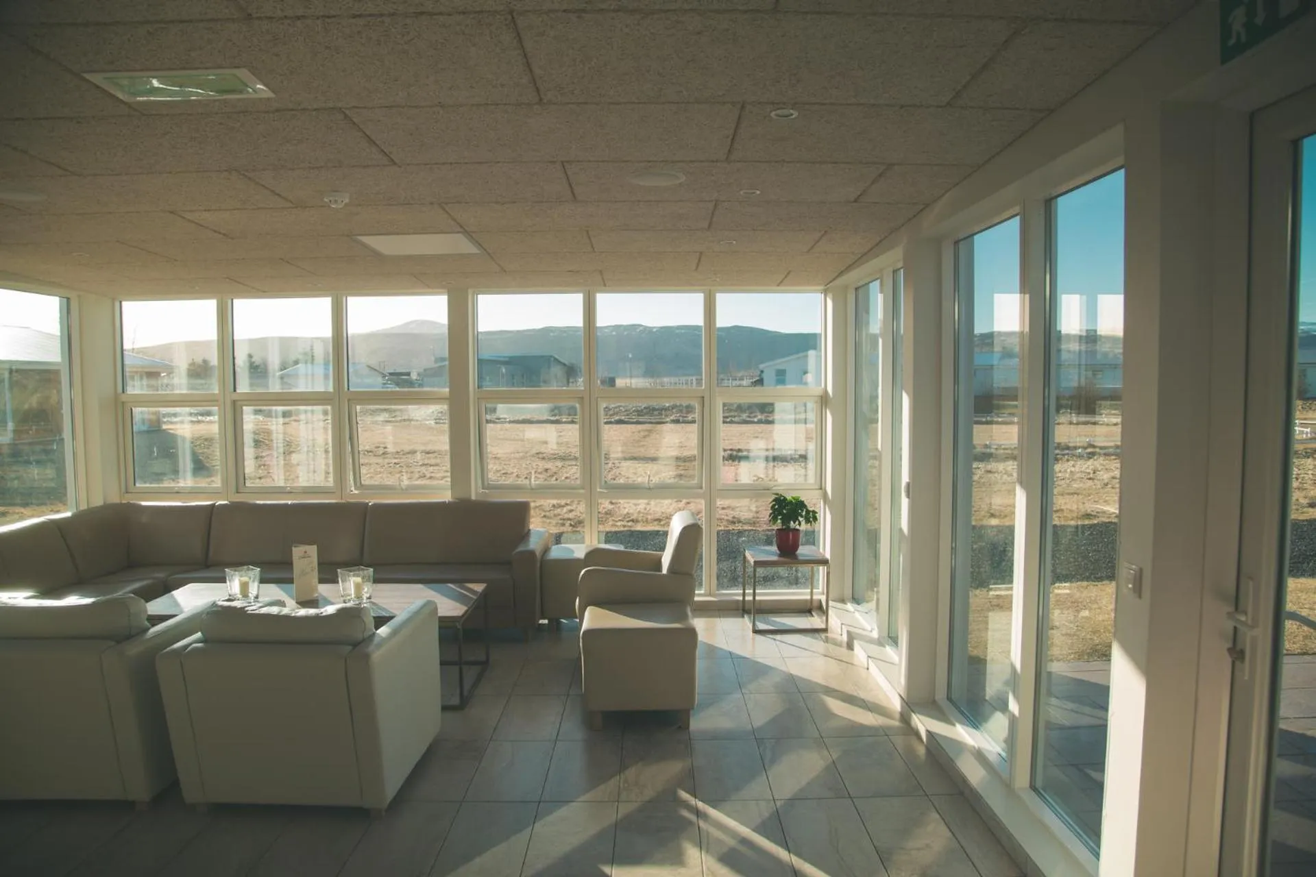 Lounge or bar in Hótel Eldhestar