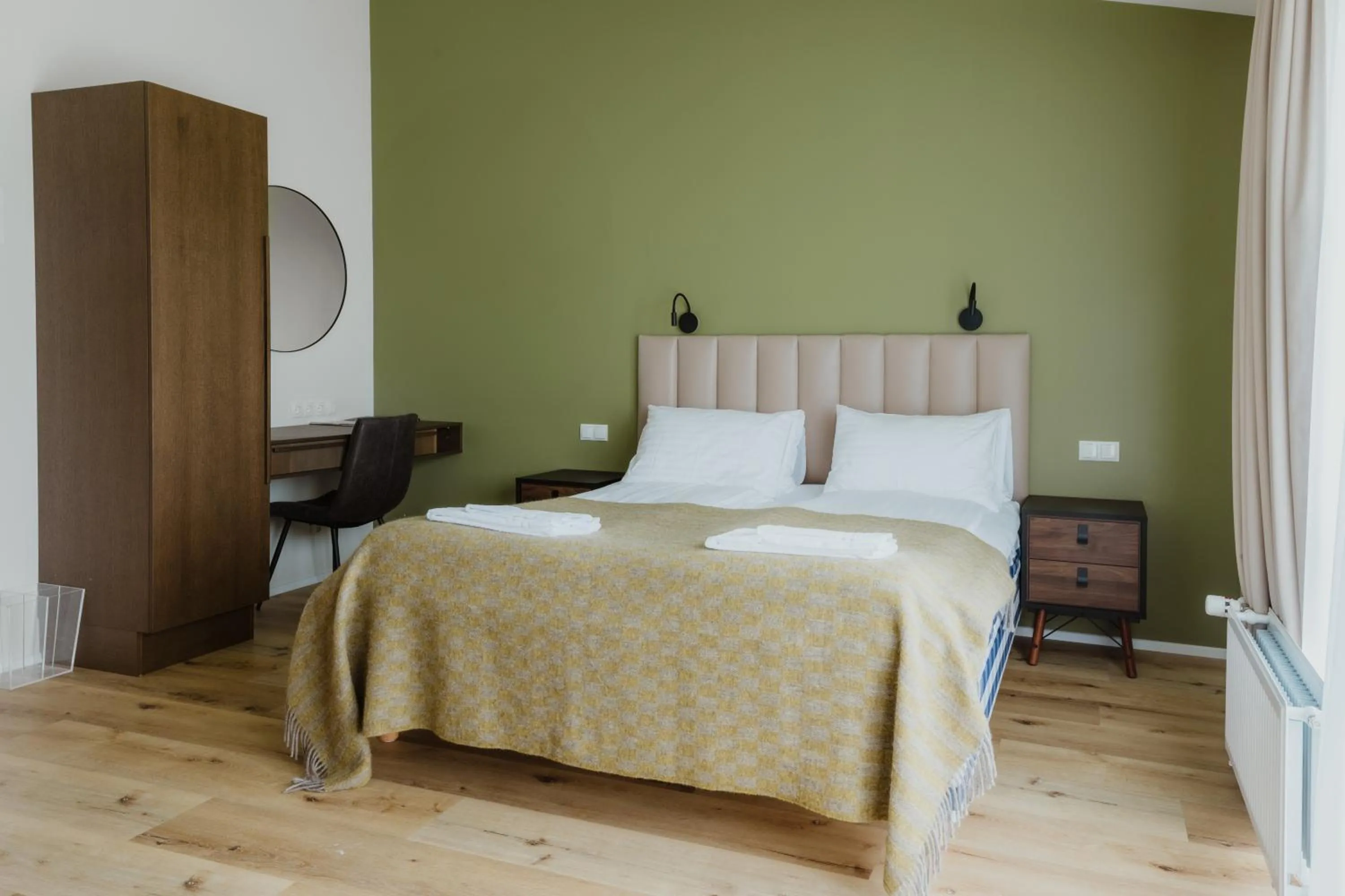 Bed in Hótel Eldhestar