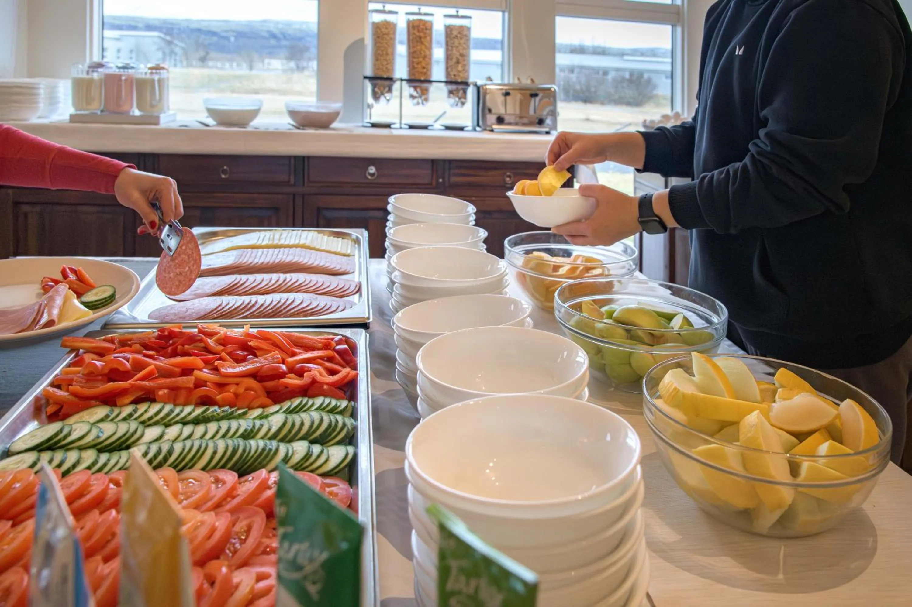 Breakfast in Hótel Eldhestar