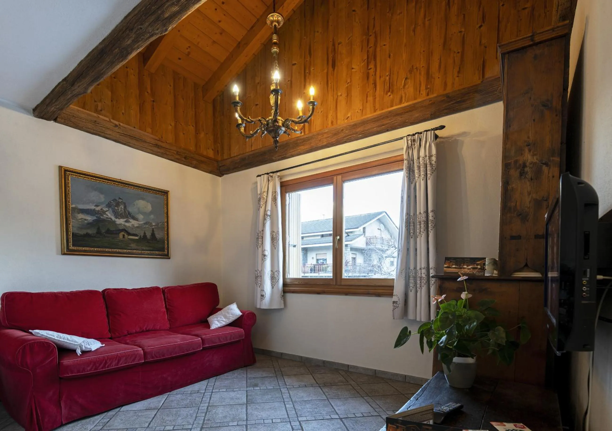 Living room in Au Petit Chevrot