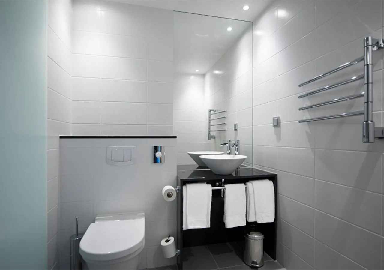 Toilet in Apartments By Ligula, Hammarby Sjöstad