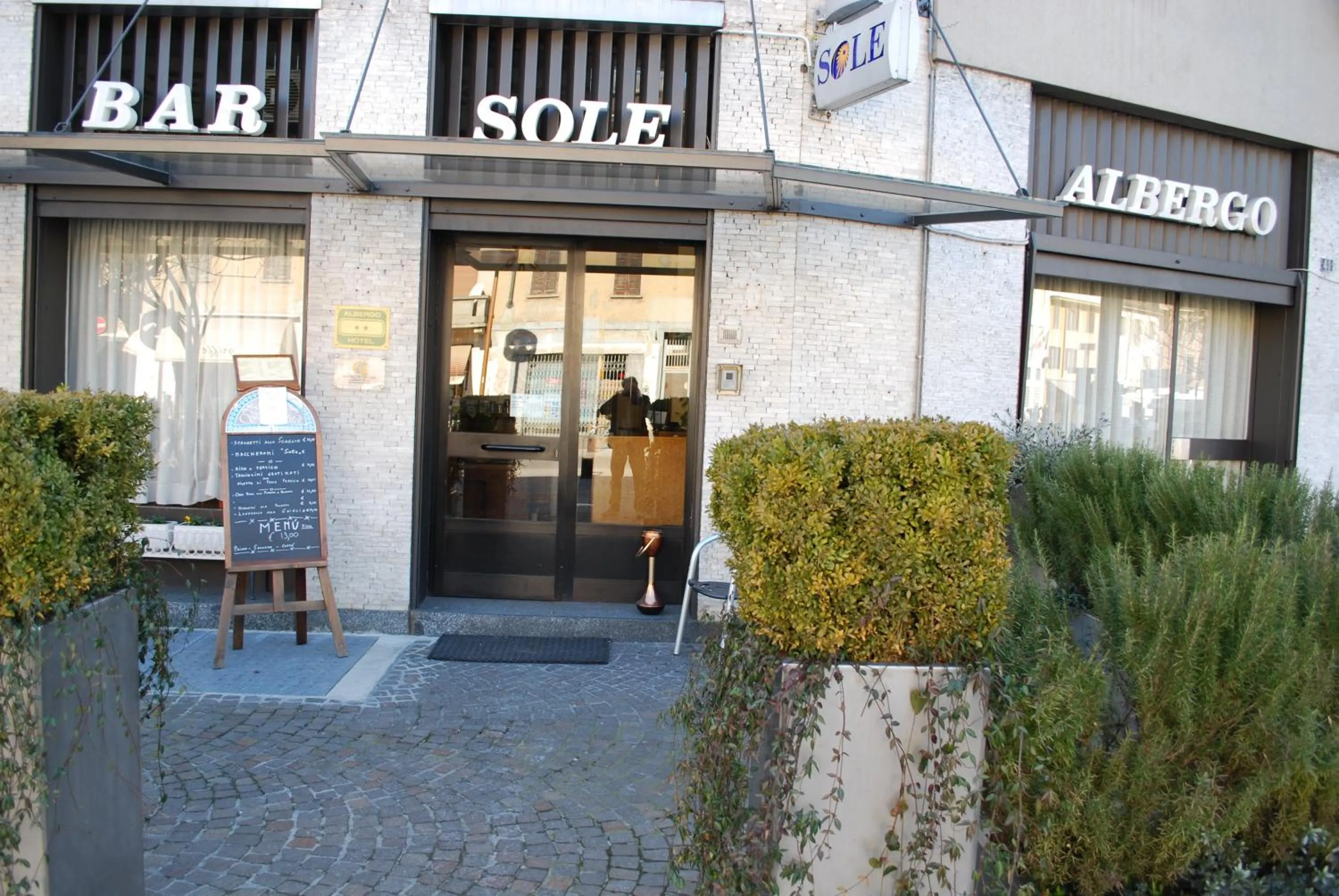 Facade/entrance in Albergo Sole