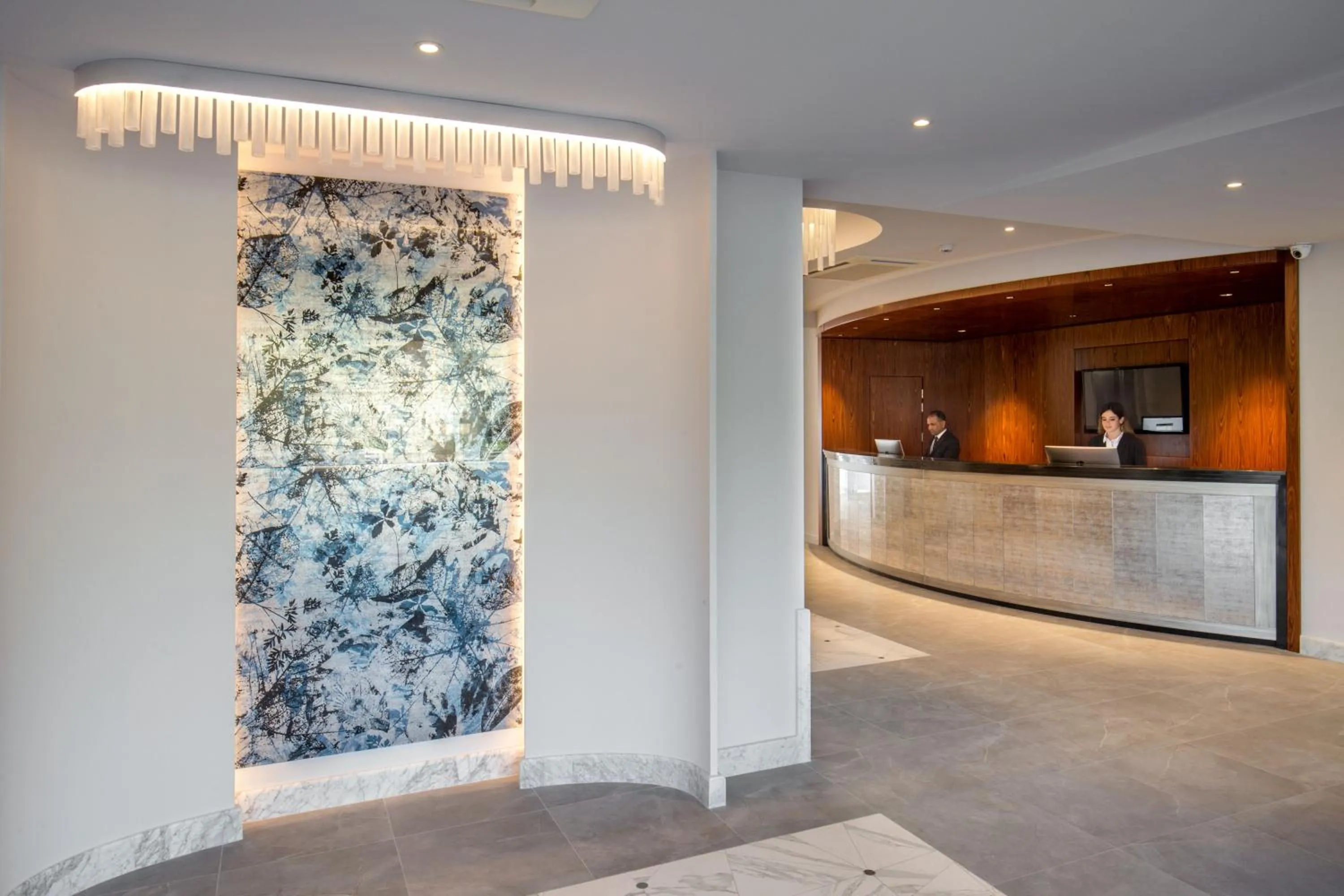 Lobby or reception in Hotel American Palace Eur