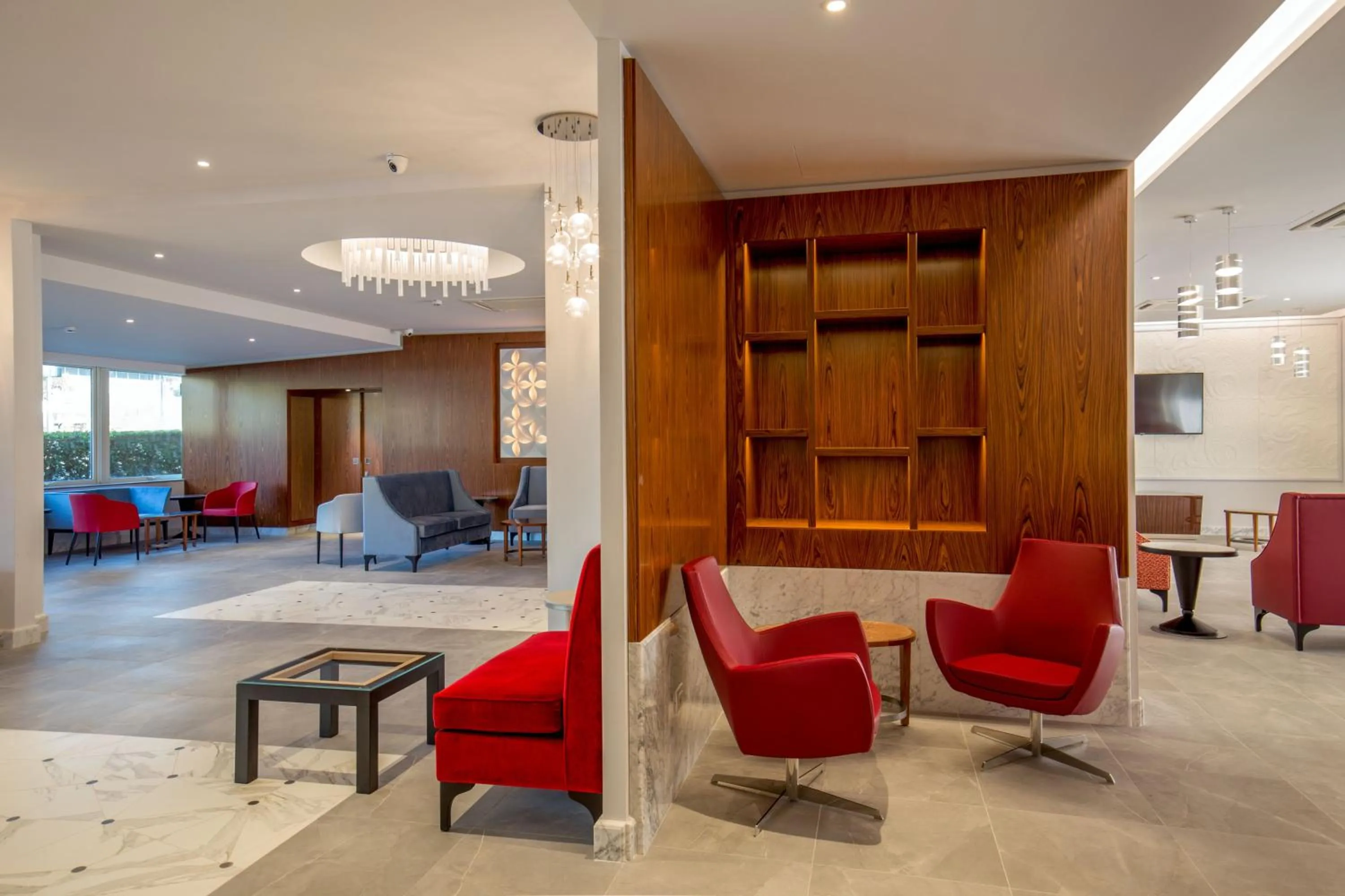 Lobby or reception in Hotel American Palace Eur