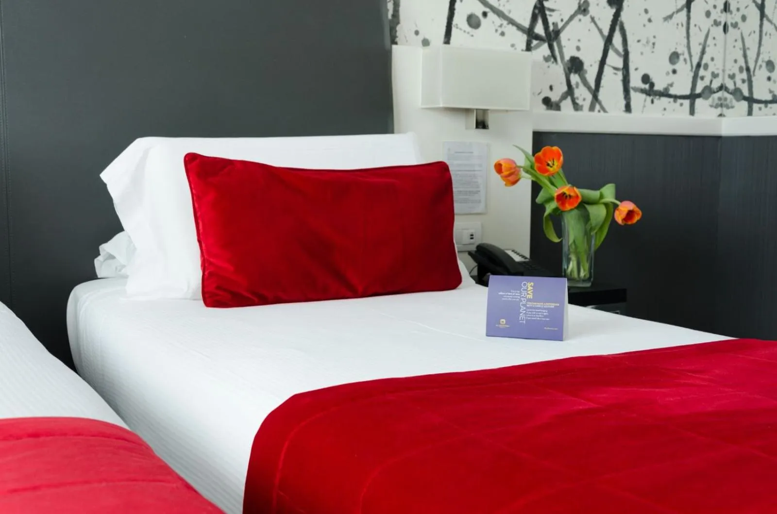 Bed in Hotel American Palace Eur