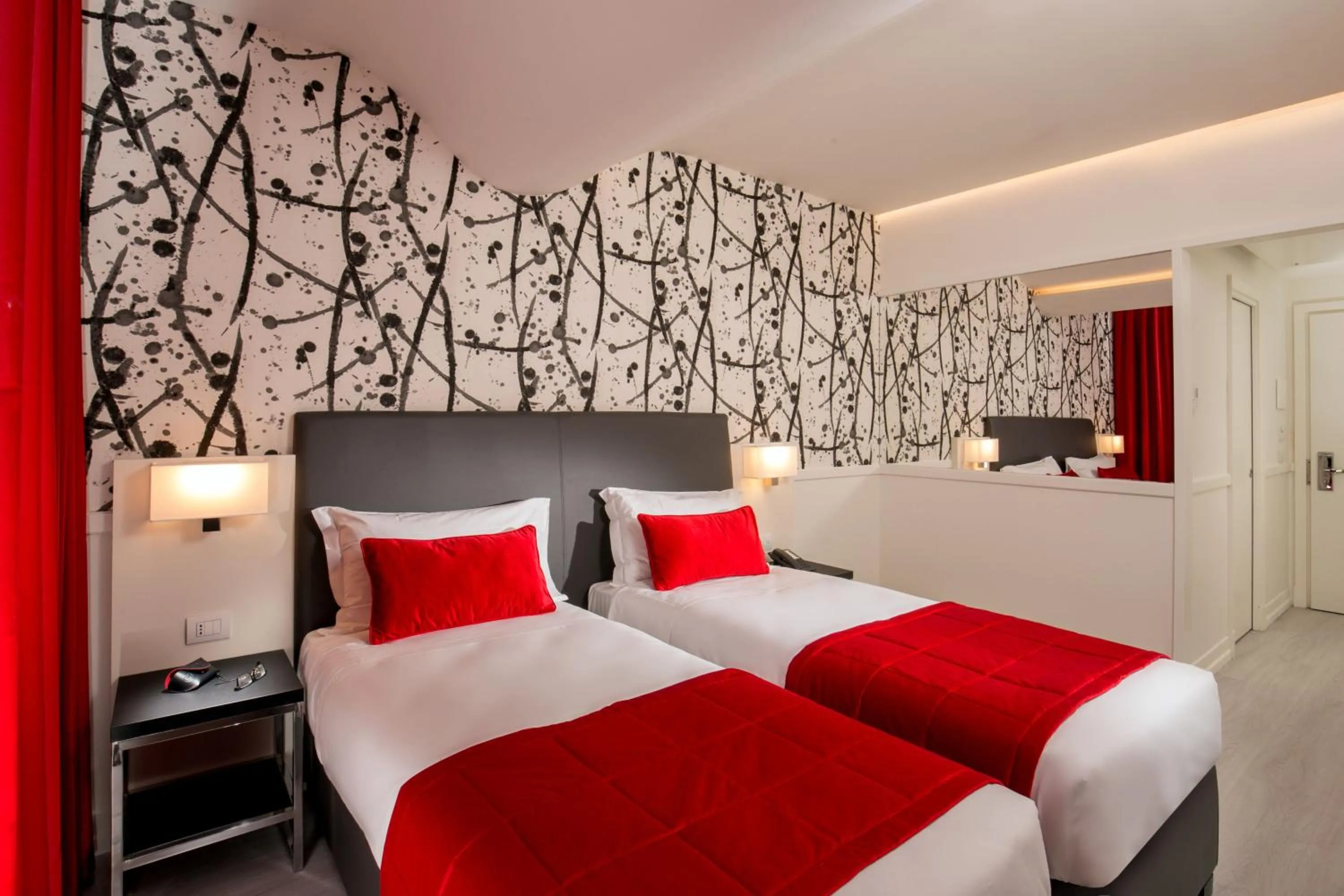 Bedroom, Bed in Hotel American Palace Eur