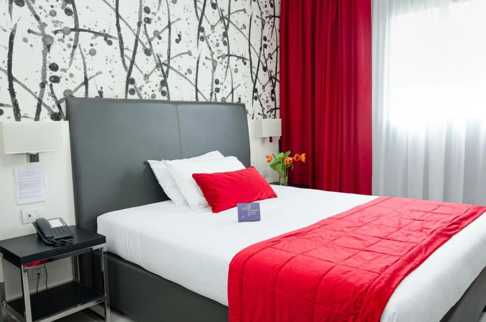 Bed in Hotel American Palace Eur