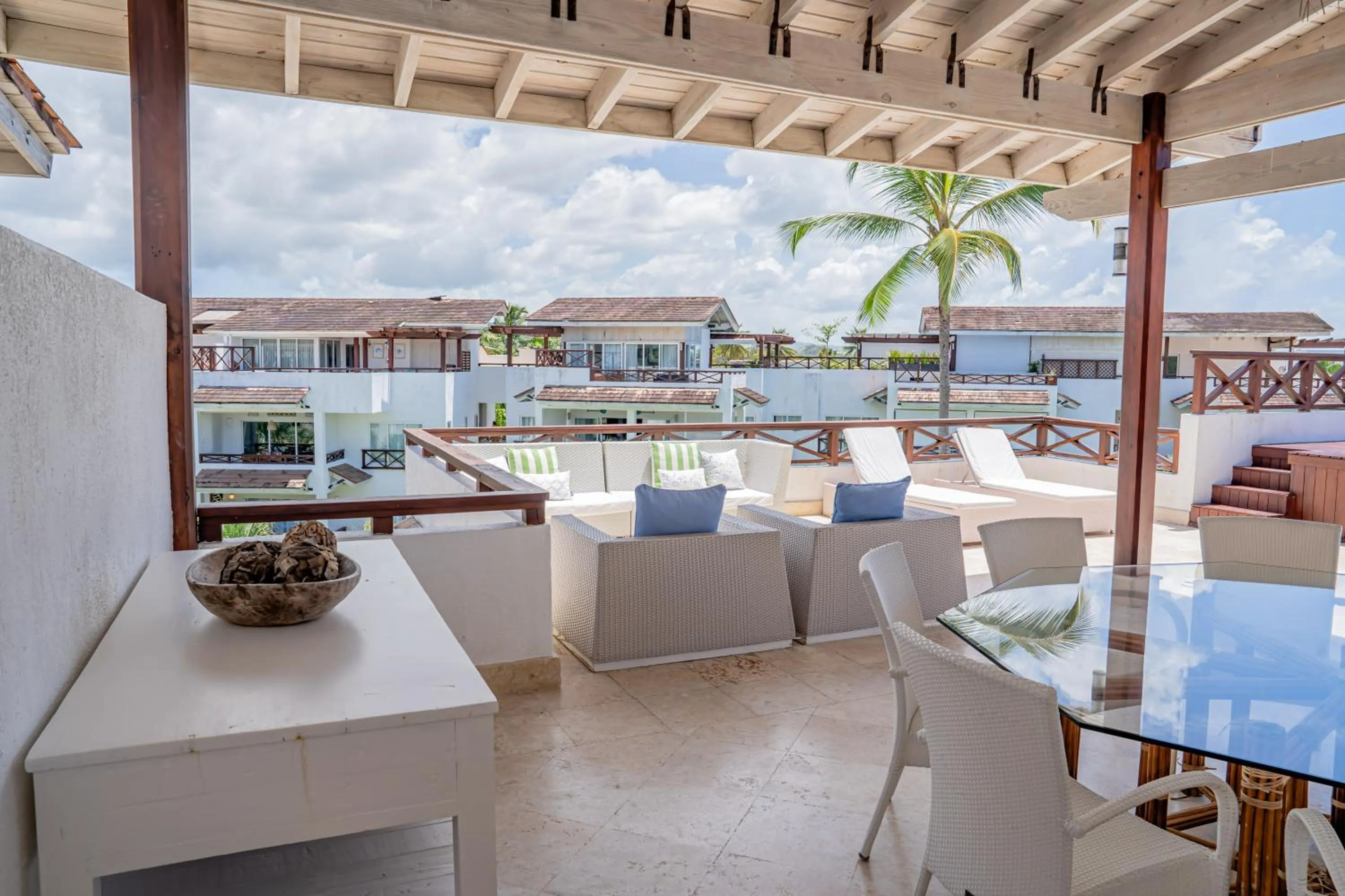 Balcony/Terrace in Xeliter Balcones del Atlantico - Las Terrenas