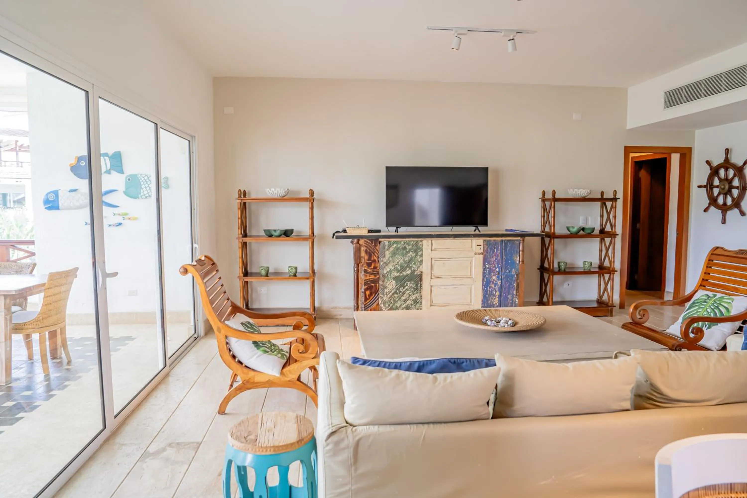 Living room in Xeliter Balcones del Atlantico - Las Terrenas