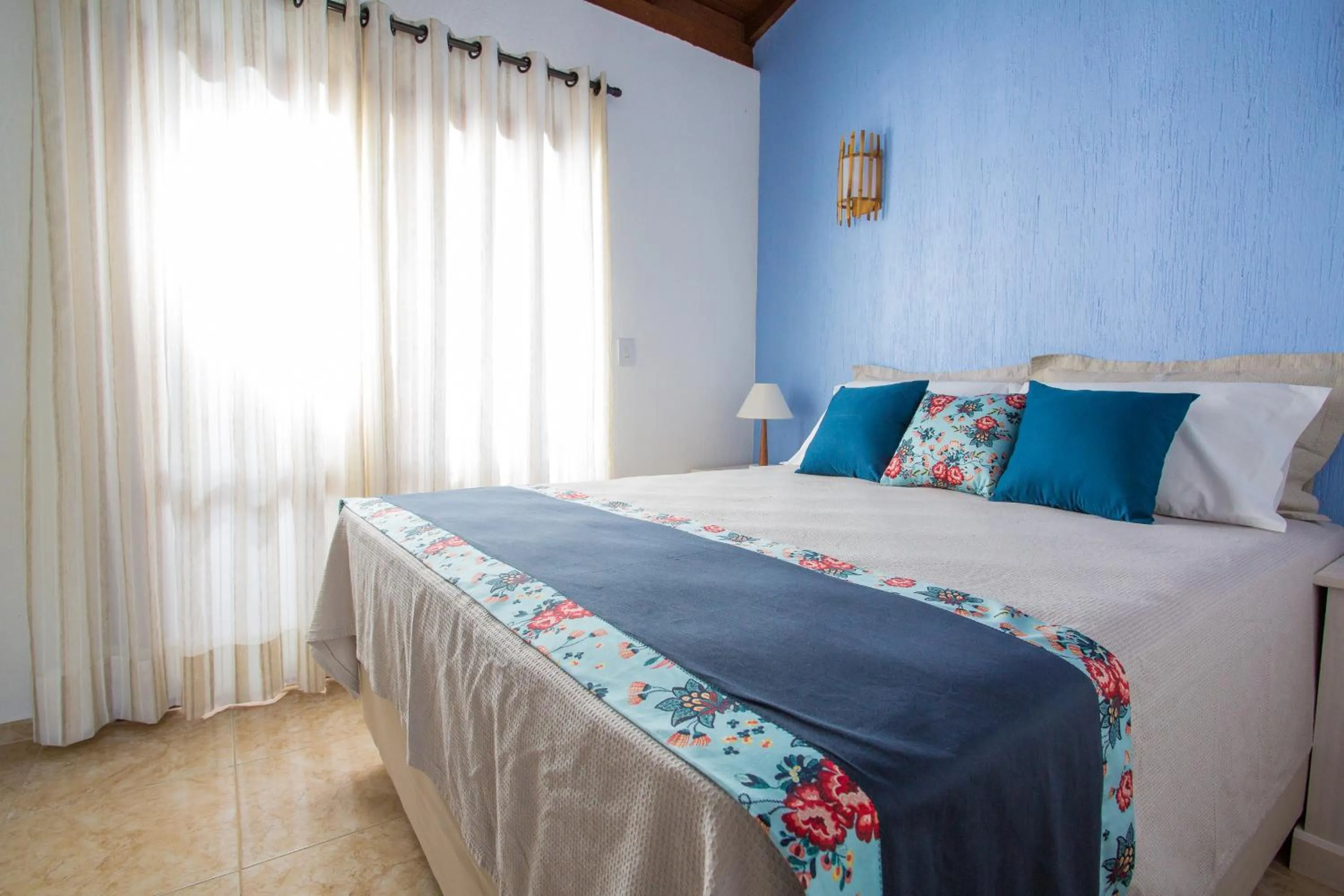 Bed in Pousada Areias do Rosa