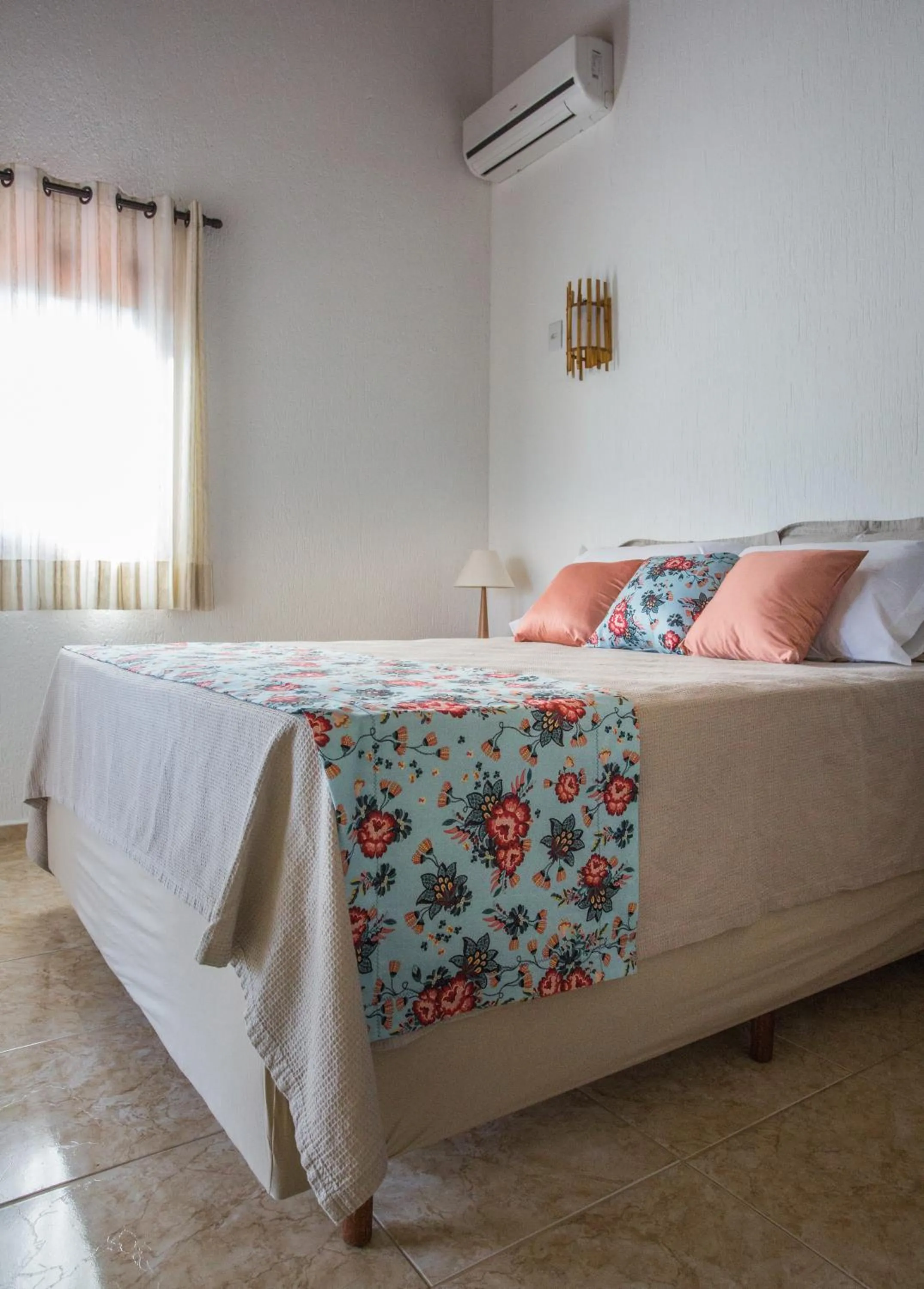 Bed in Pousada Areias do Rosa