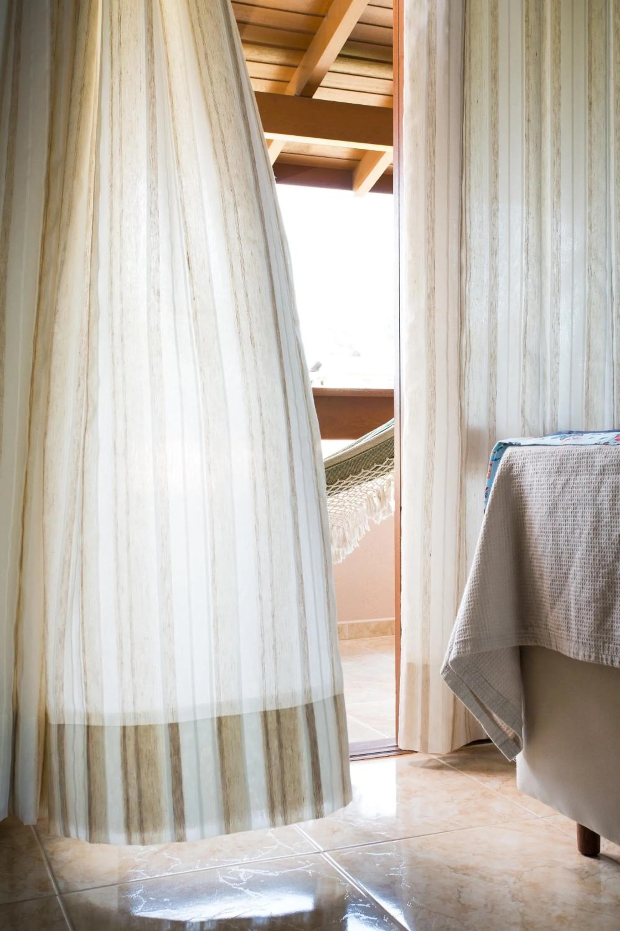 Bed in Pousada Areias do Rosa