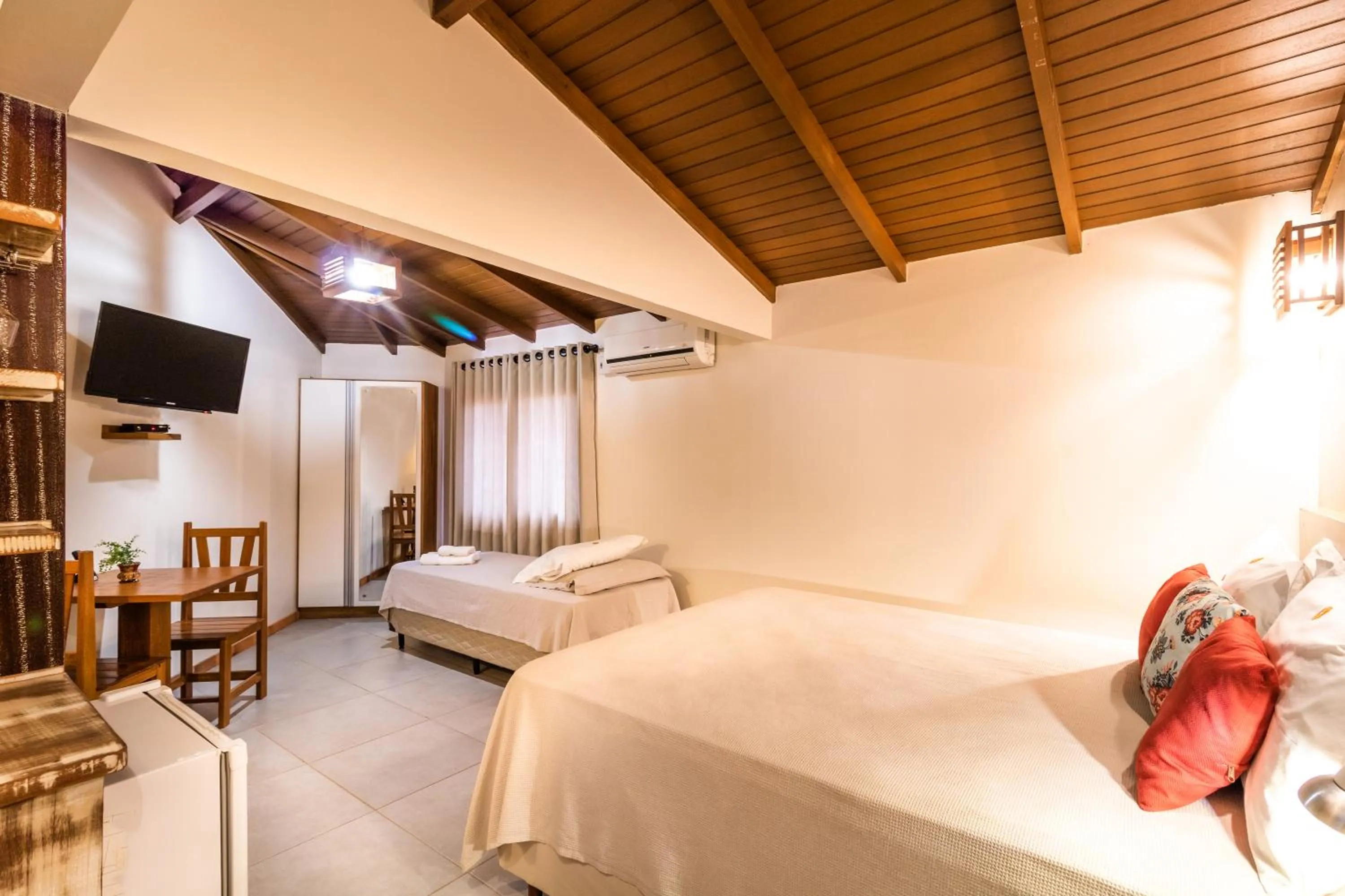 Bed in Pousada Areias do Rosa