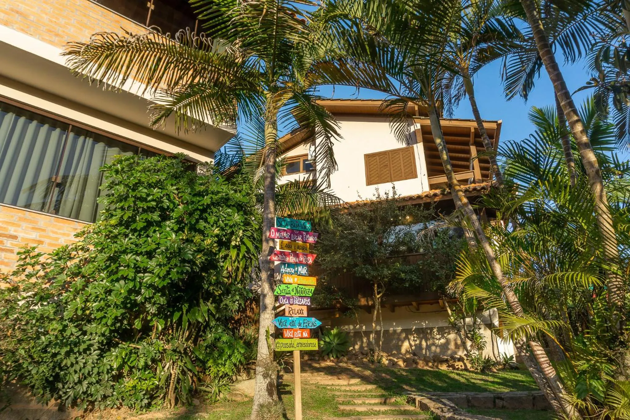 Garden in Pousada Areias do Rosa