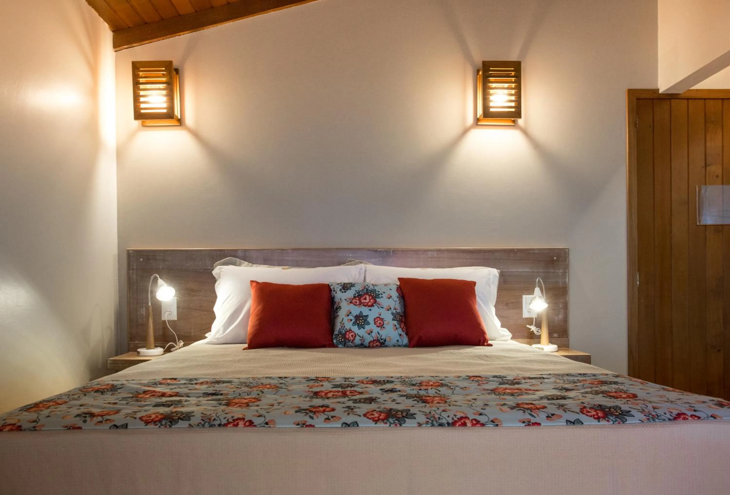 Bed in Pousada Areias do Rosa