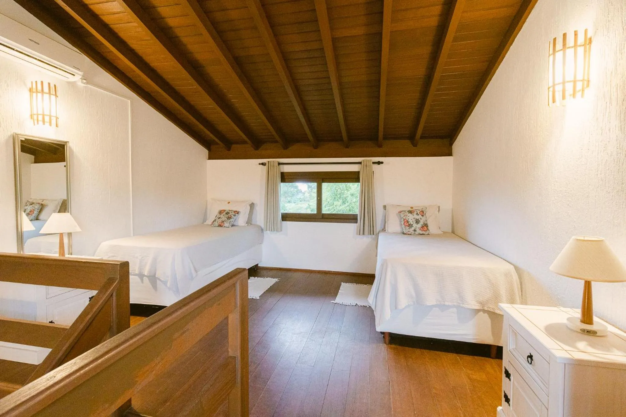 Bed in Pousada Areias do Rosa