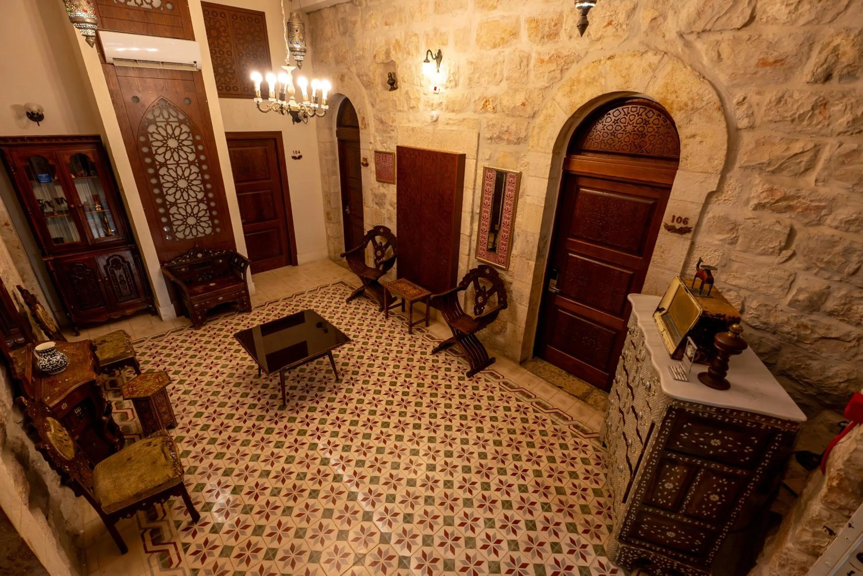 Living room in Jerusalem Hotel