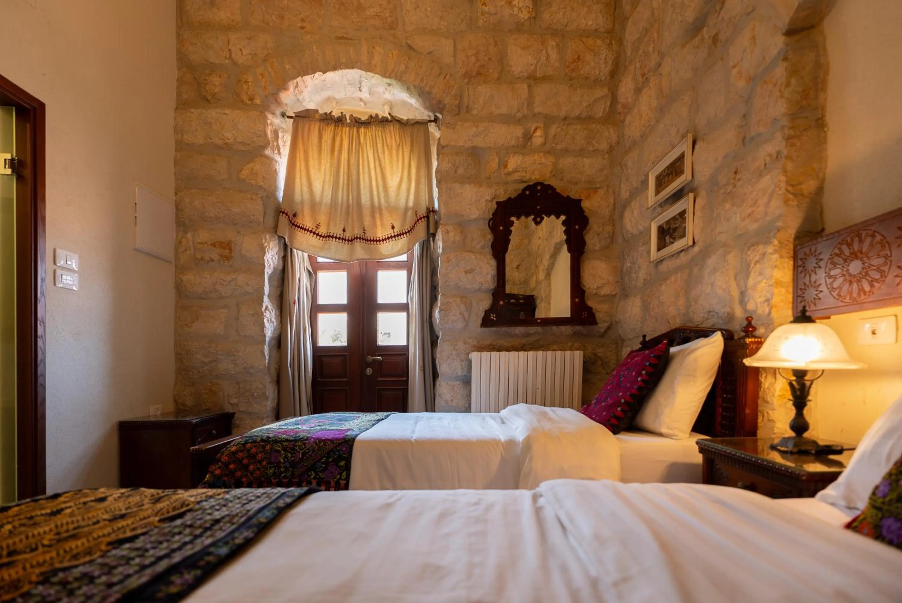 Bed in Jerusalem Hotel