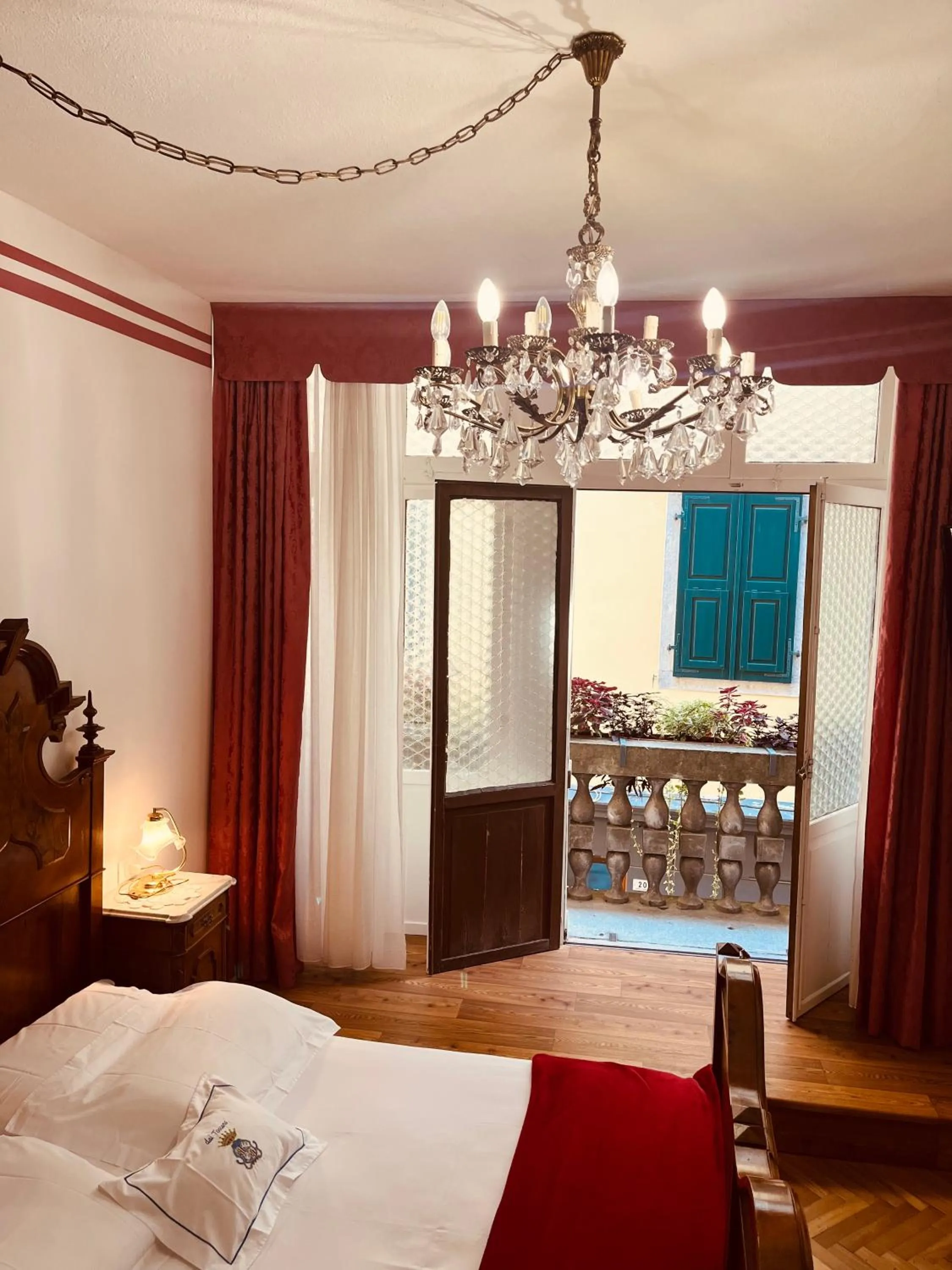 Bed in B&B Dai Toscans