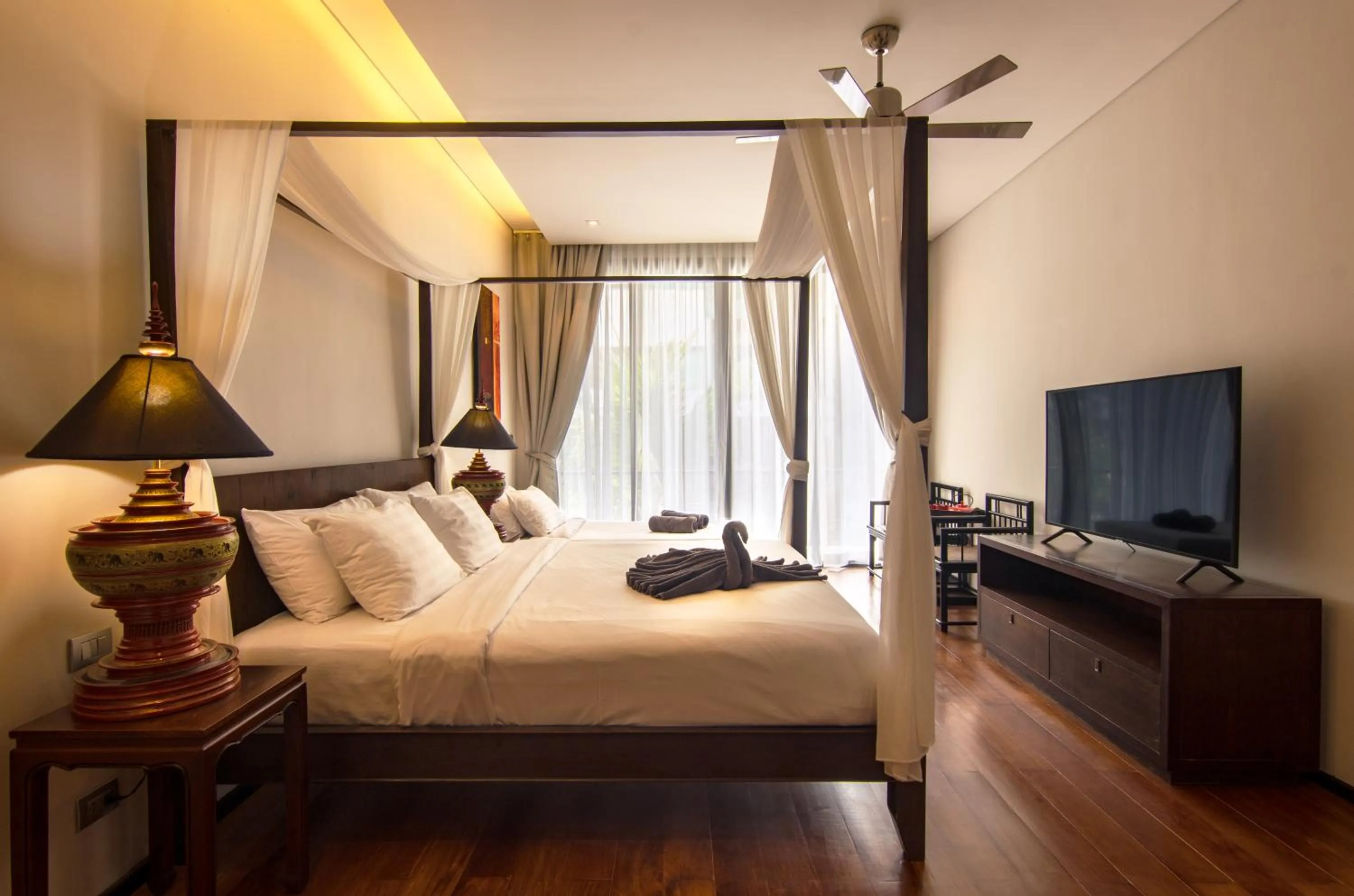 Bedroom, Bed in Amazing 5br, Seaview private PoolVilla by Intira Villas