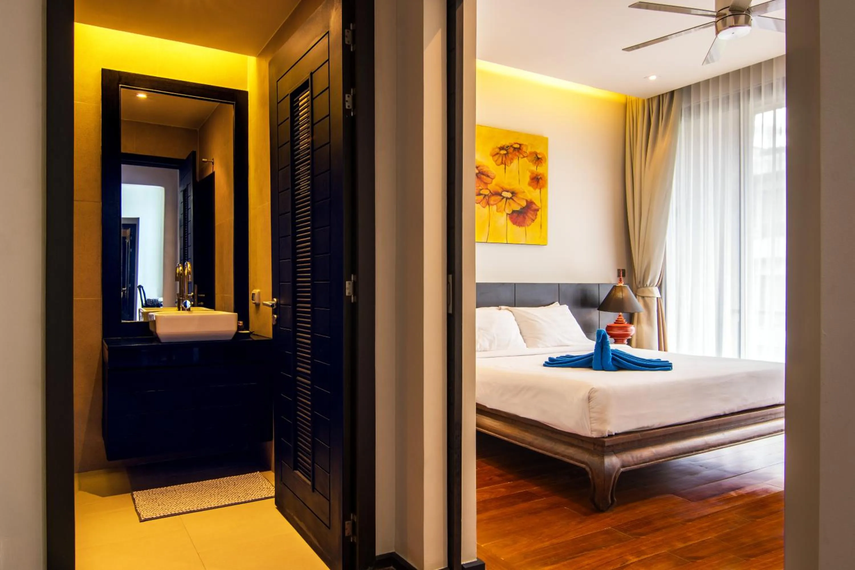 Bedroom, Bed in Amazing 5br, Seaview private PoolVilla by Intira Villas